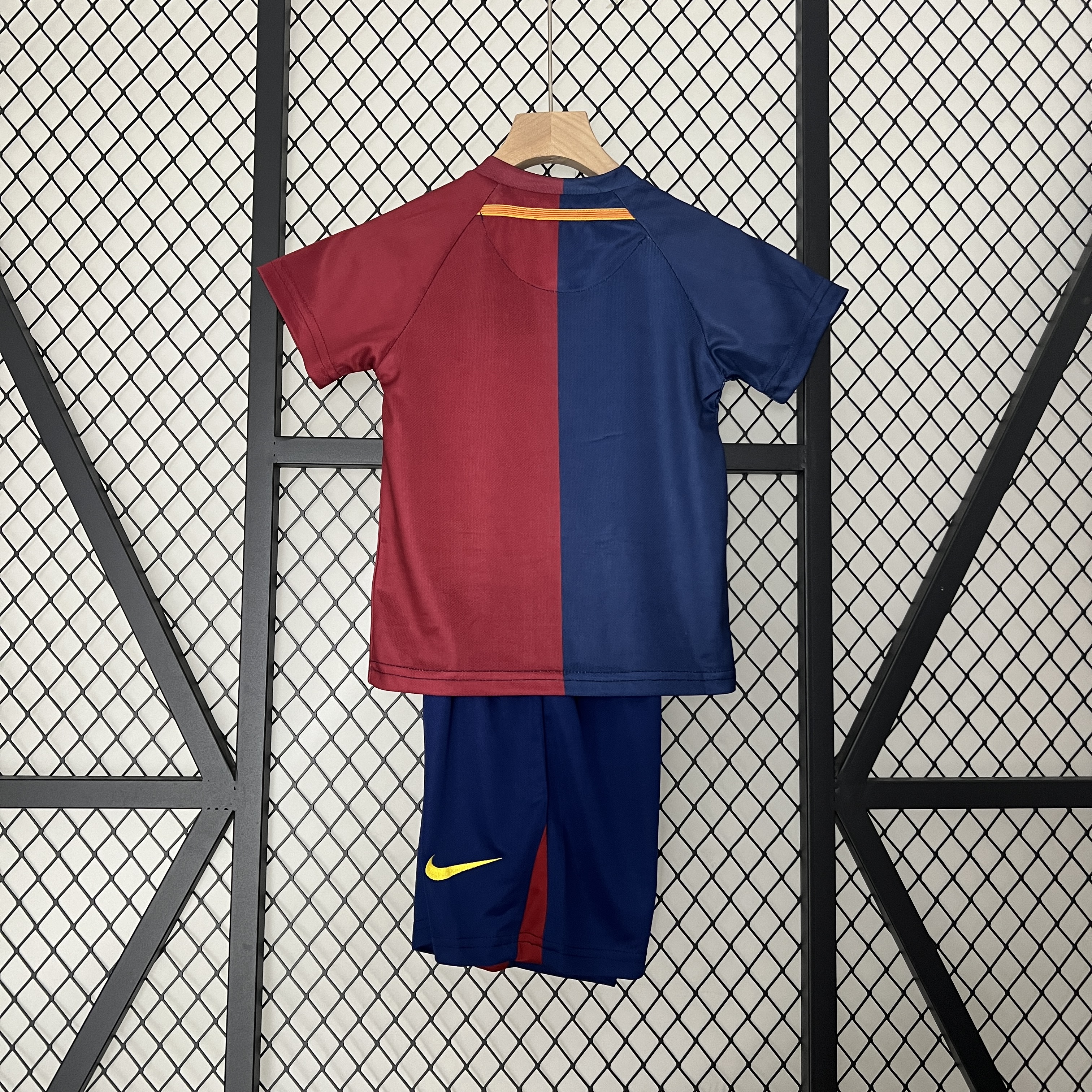 Retro 08-09 Barcelona Home Kids Kit/08-09巴萨主场童装