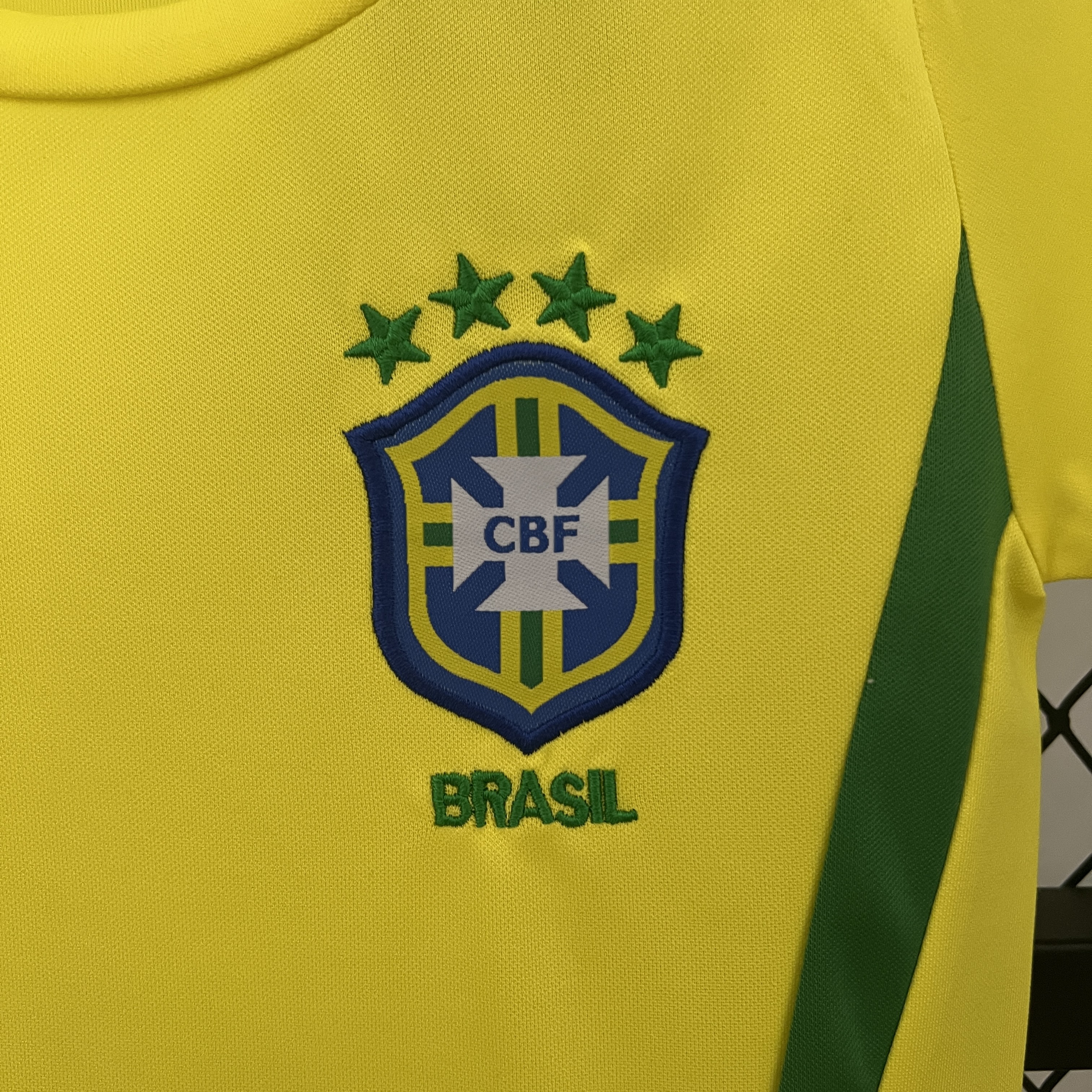 Retro 2002 Brazil Home Kids Kit/2002巴西主场童装