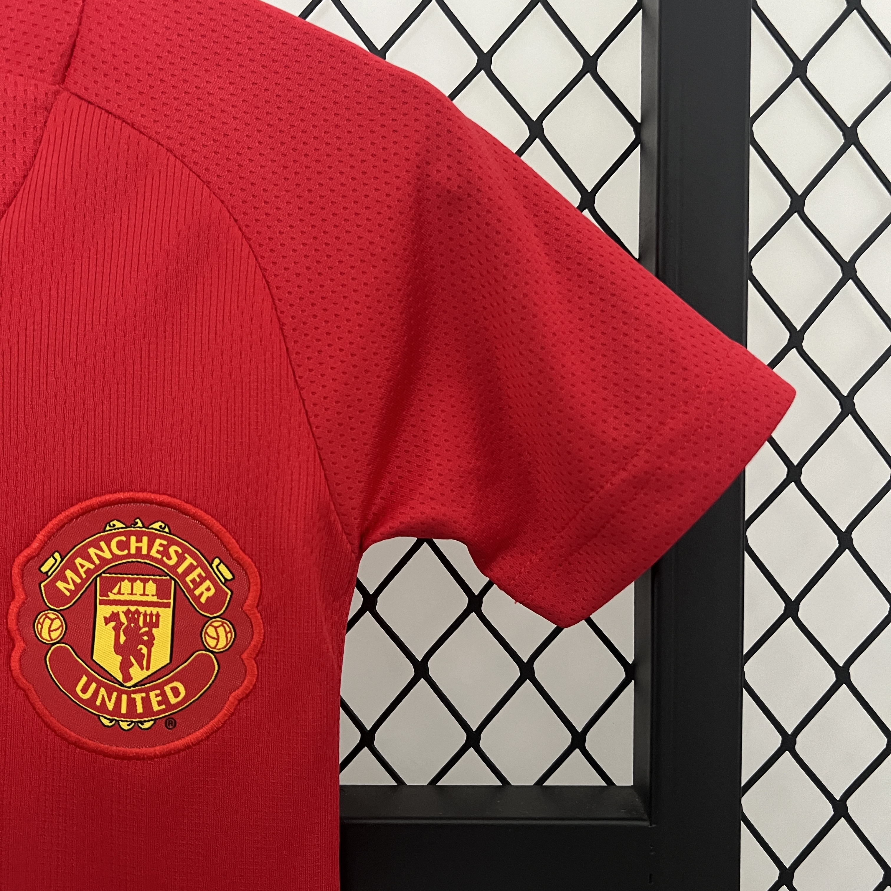 Retro 07-08 Manchester United Home Champions League Kids Kit/07-08 曼联主场,欧冠版童装