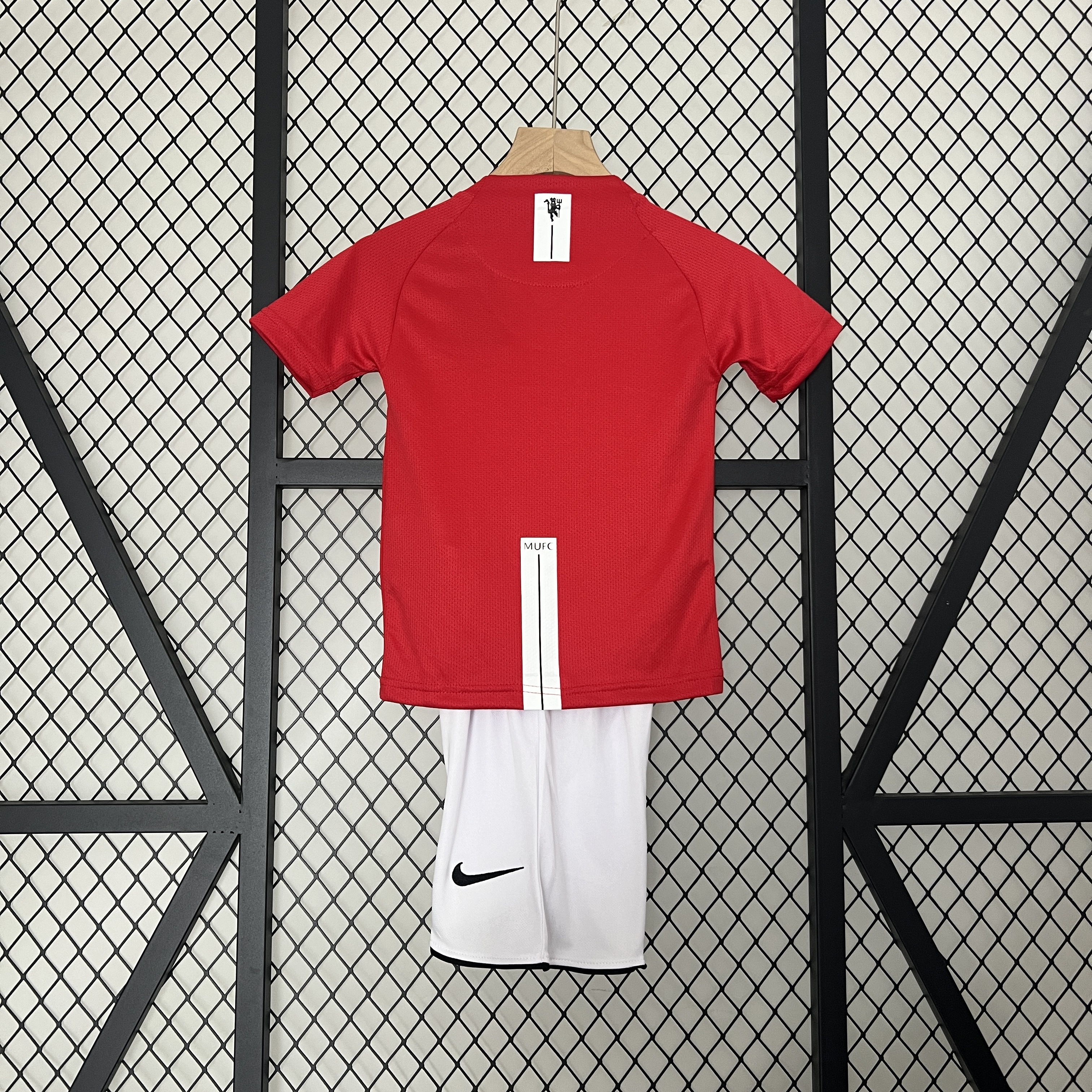 Retro 07-08 Manchester United Home Champions League Kids Kit/07-08 曼联主场,欧冠版童装