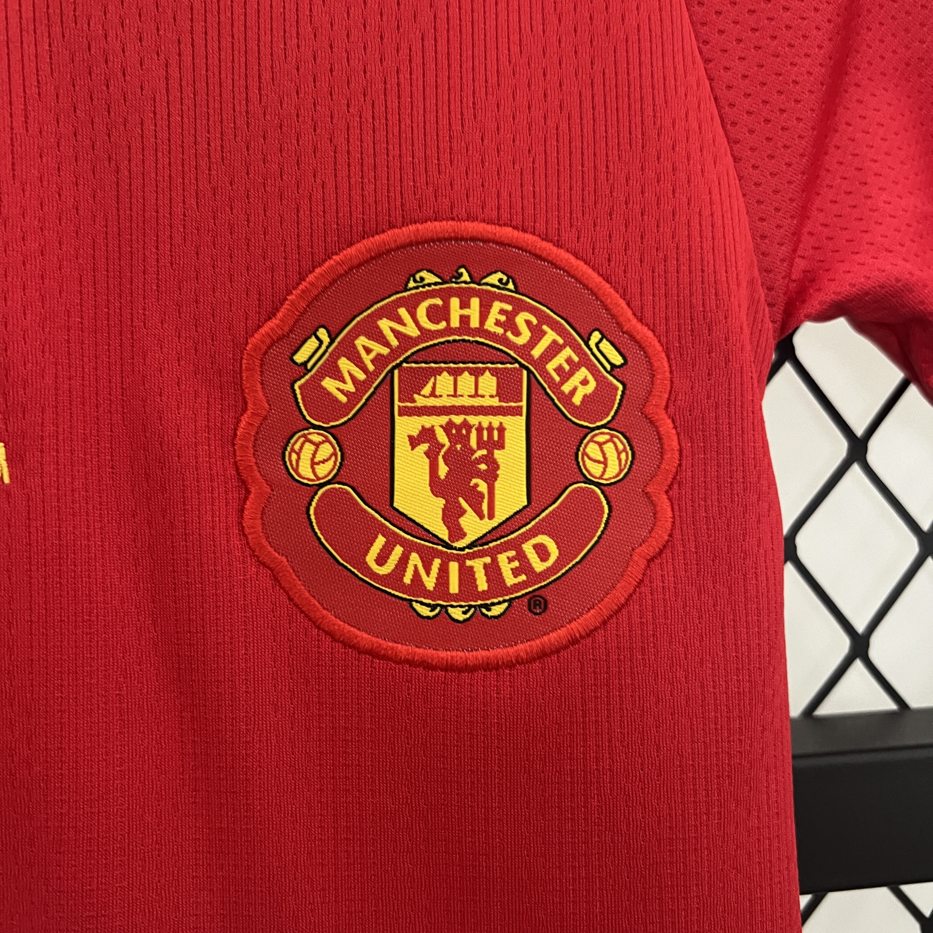 Retro 07-08 Manchester United Home Champions League Kids Kit/07-08 曼联主场,欧冠版童装