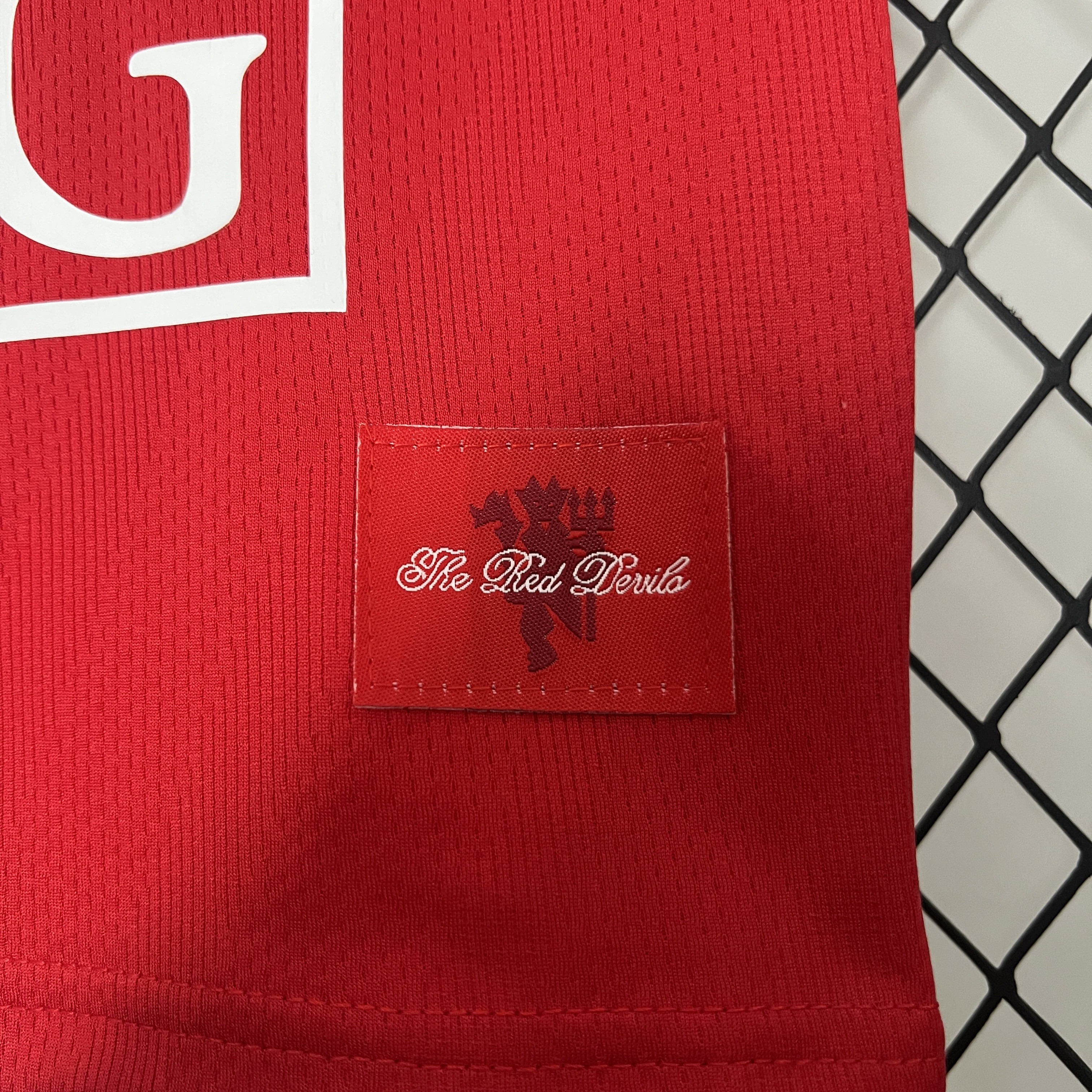 Retro 07-08 Manchester United Home Champions League Kids Kit/07-08 曼联主场,欧冠版童装