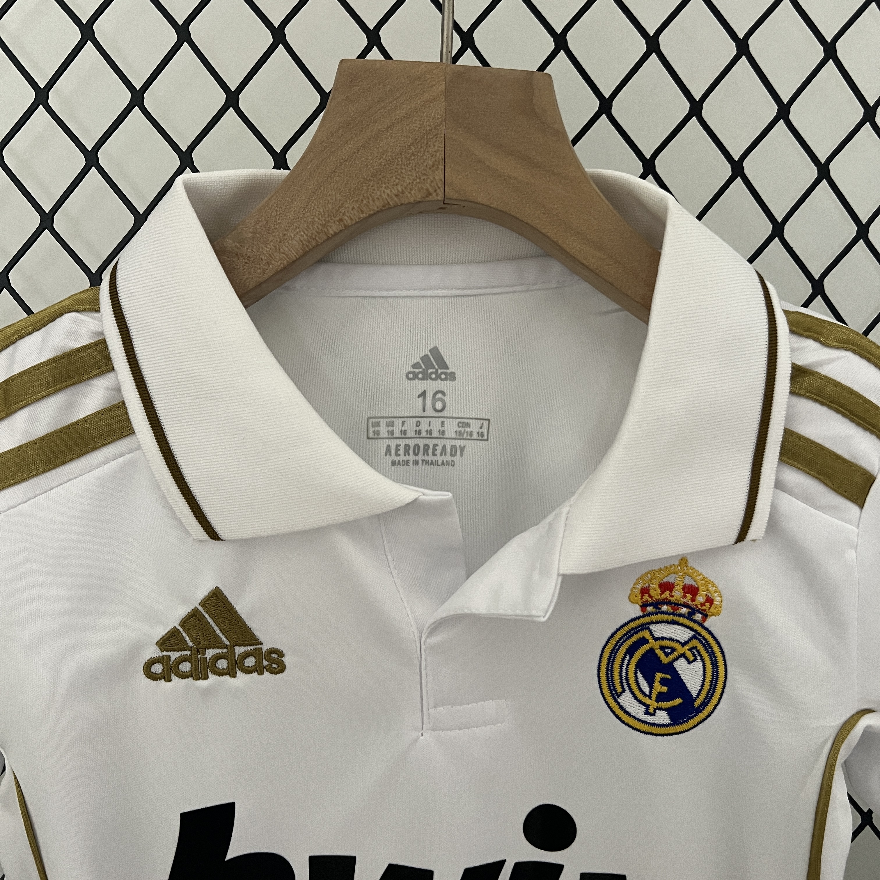 Retro 11-12 Real Madrid Home Kids Kit/11-12皇马主场童装