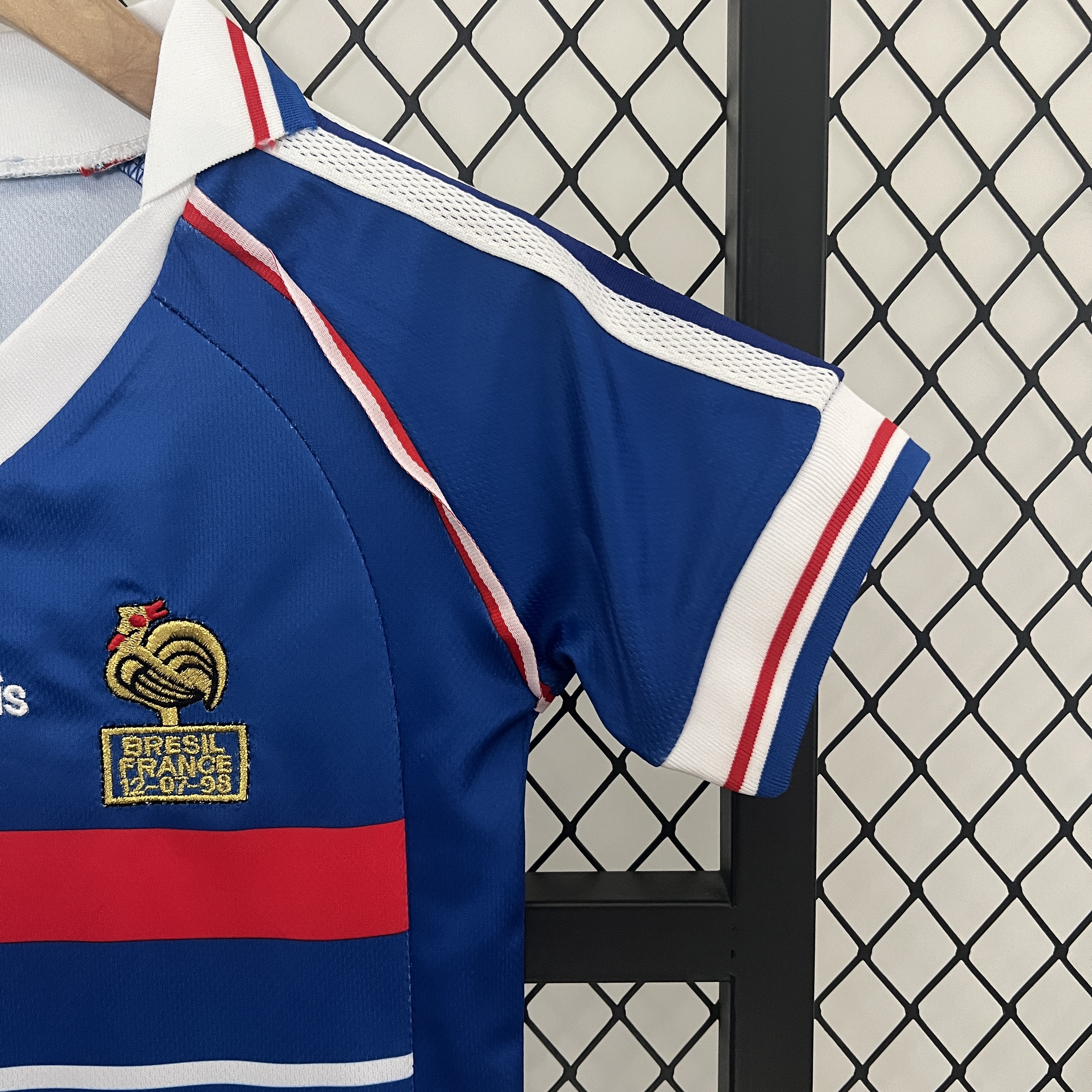 Retro 1998 France Home Kids Kit/1998法国主场童装