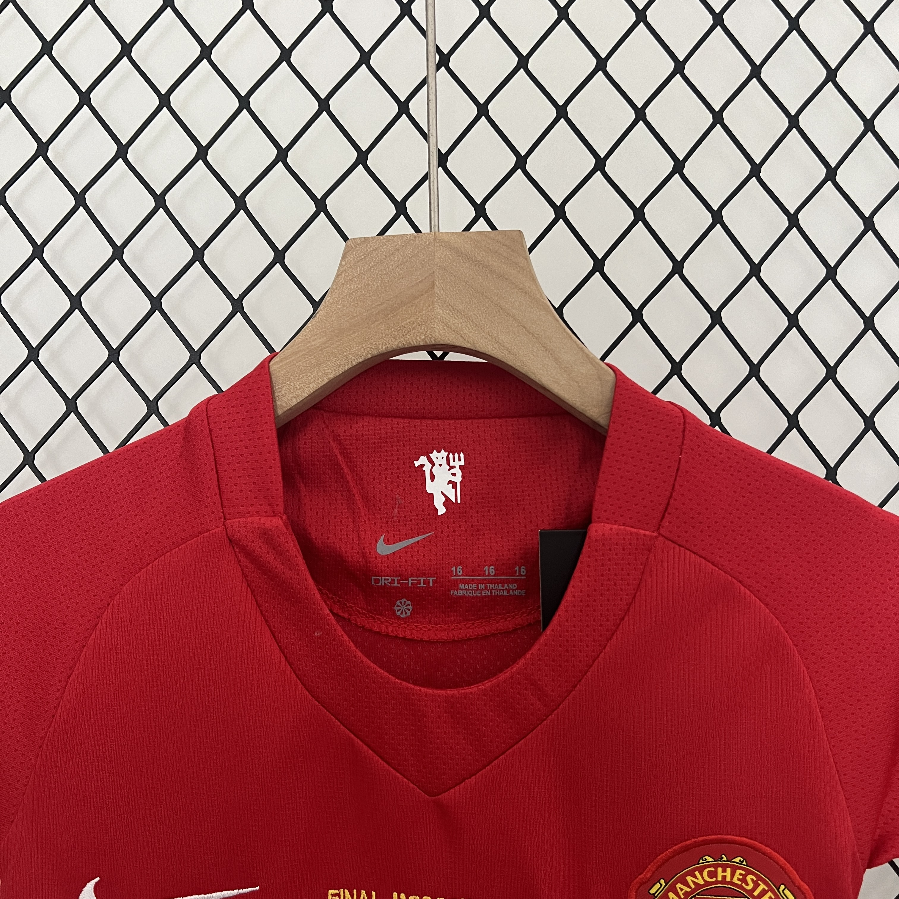 Retro 07-08 Manchester United Home Champions League Kids Kit/07-08 曼联主场,欧冠版童装