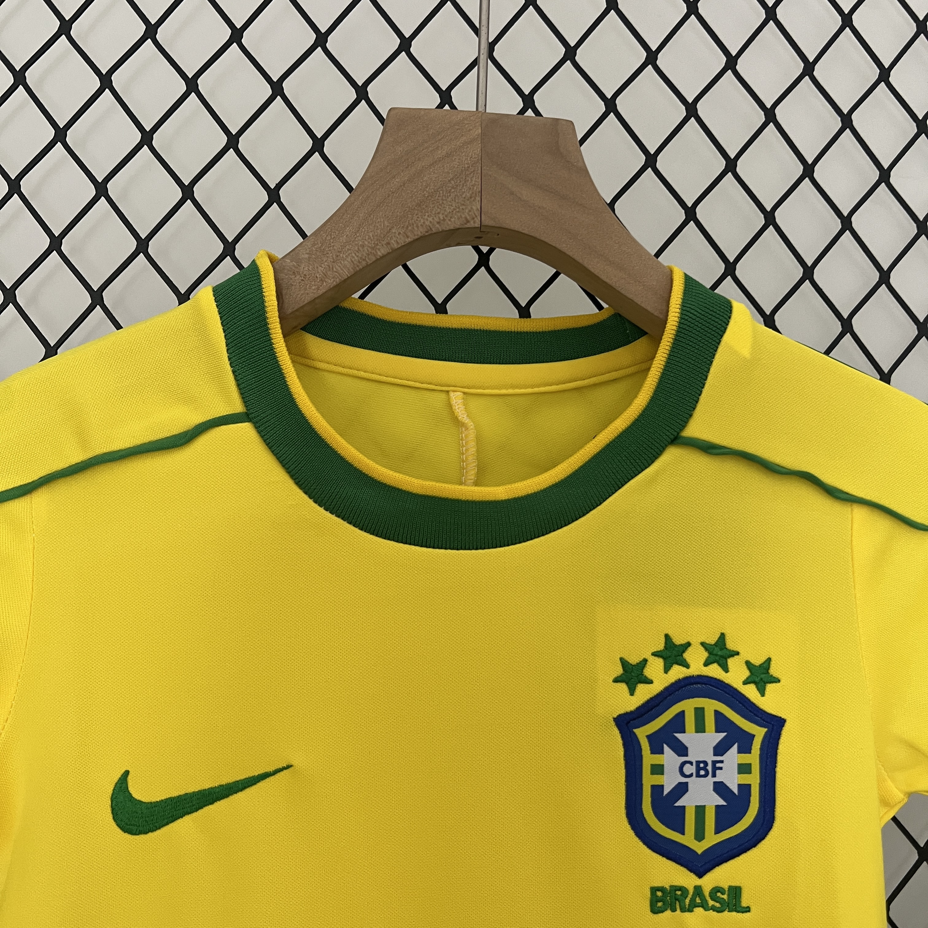 Retro1998 Brazil Home Kids Kit/1998巴西主场童装