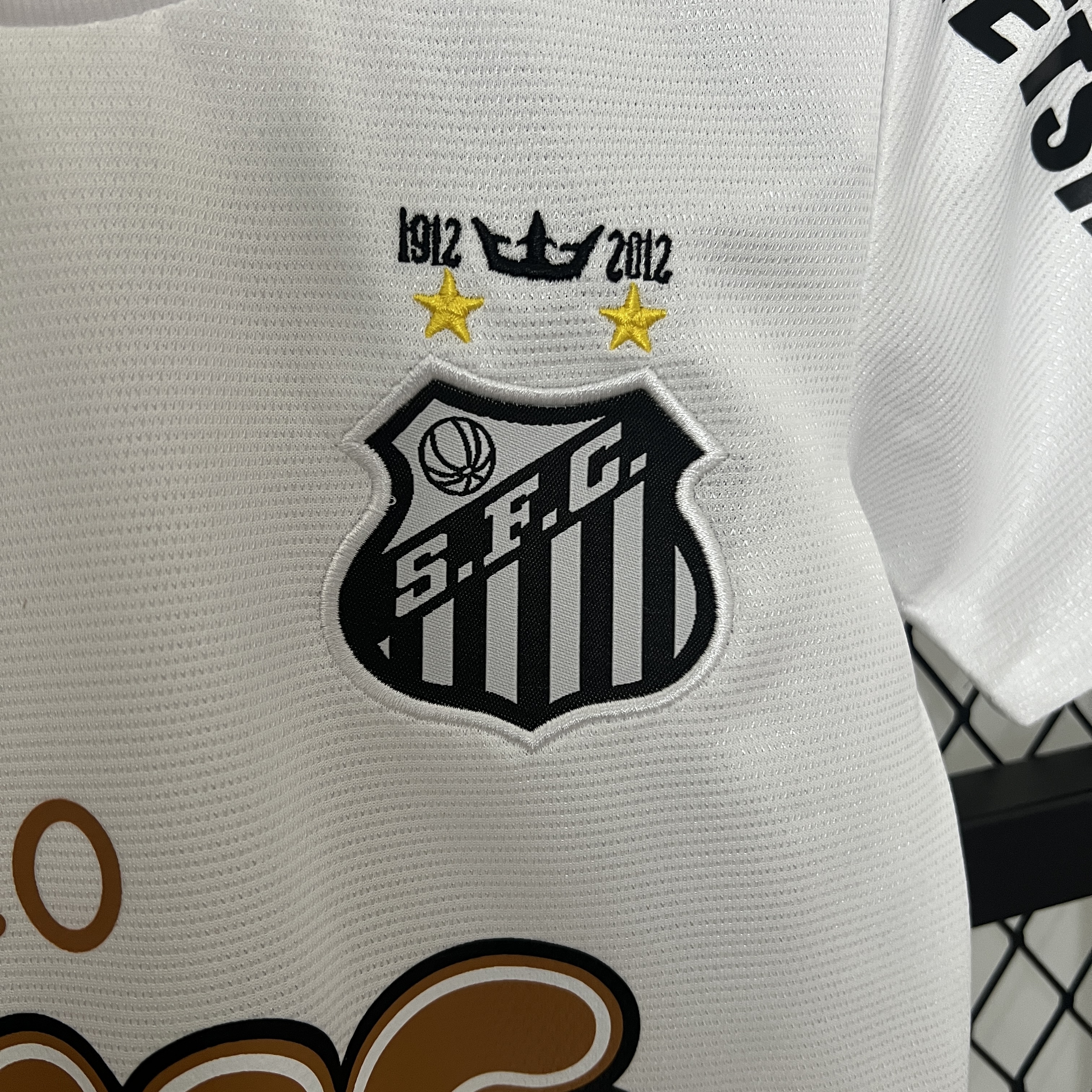 Retro 11-12 Santos Home Kids Kit/11-12桑托斯主场童装