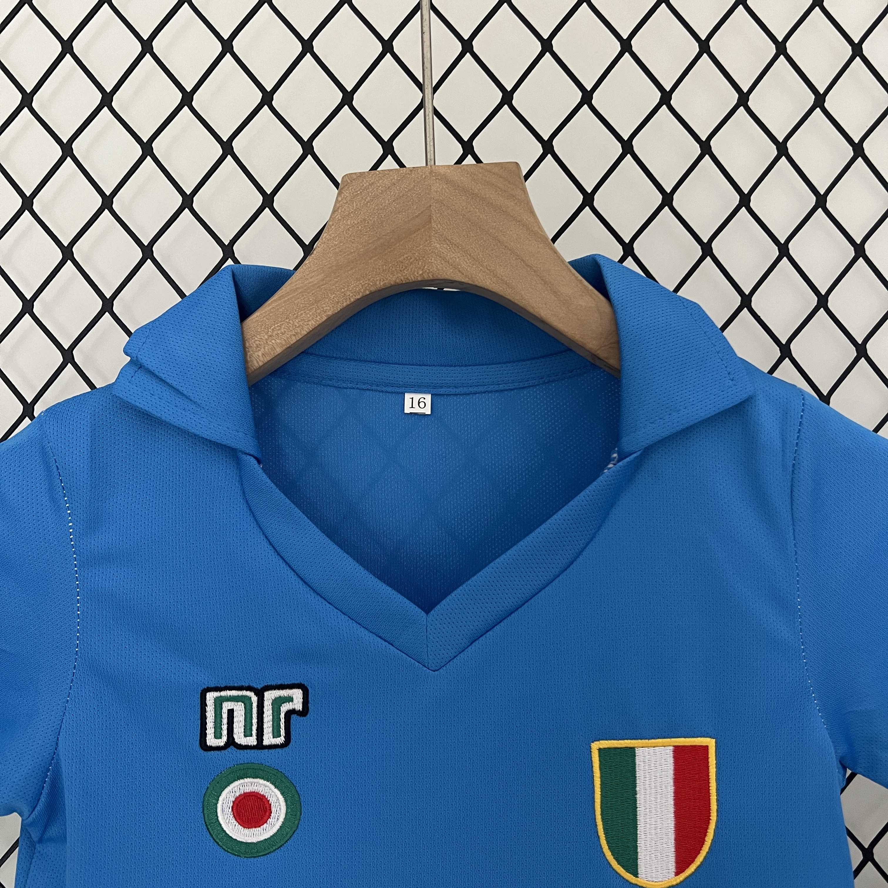 Retro 87-88 Napoli Home Kids Kit/87-88 那不勒斯主场童装