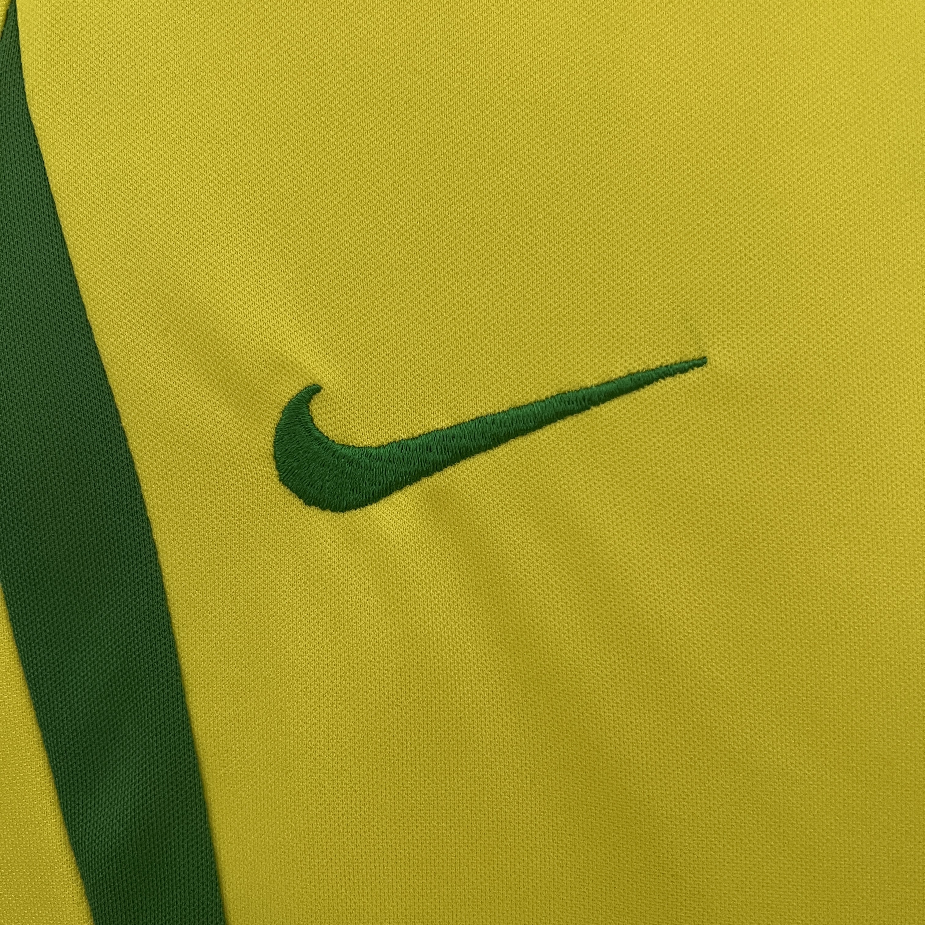 Retro 2002 Brazil Home Kids Kit/2002巴西主场童装