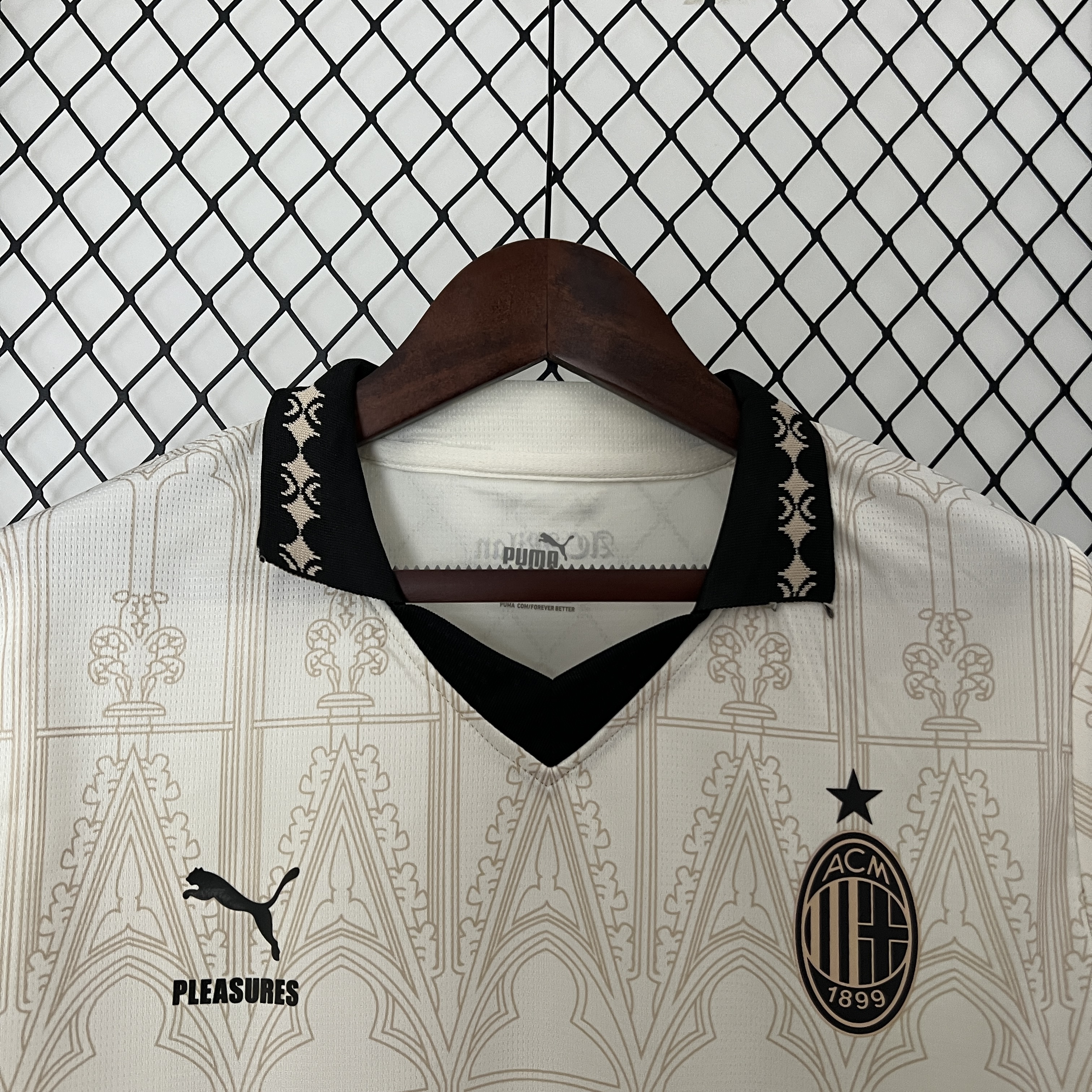 24-25 AC Milan Special Fans Jersey/24-25AC联名款特别版白色球迷版