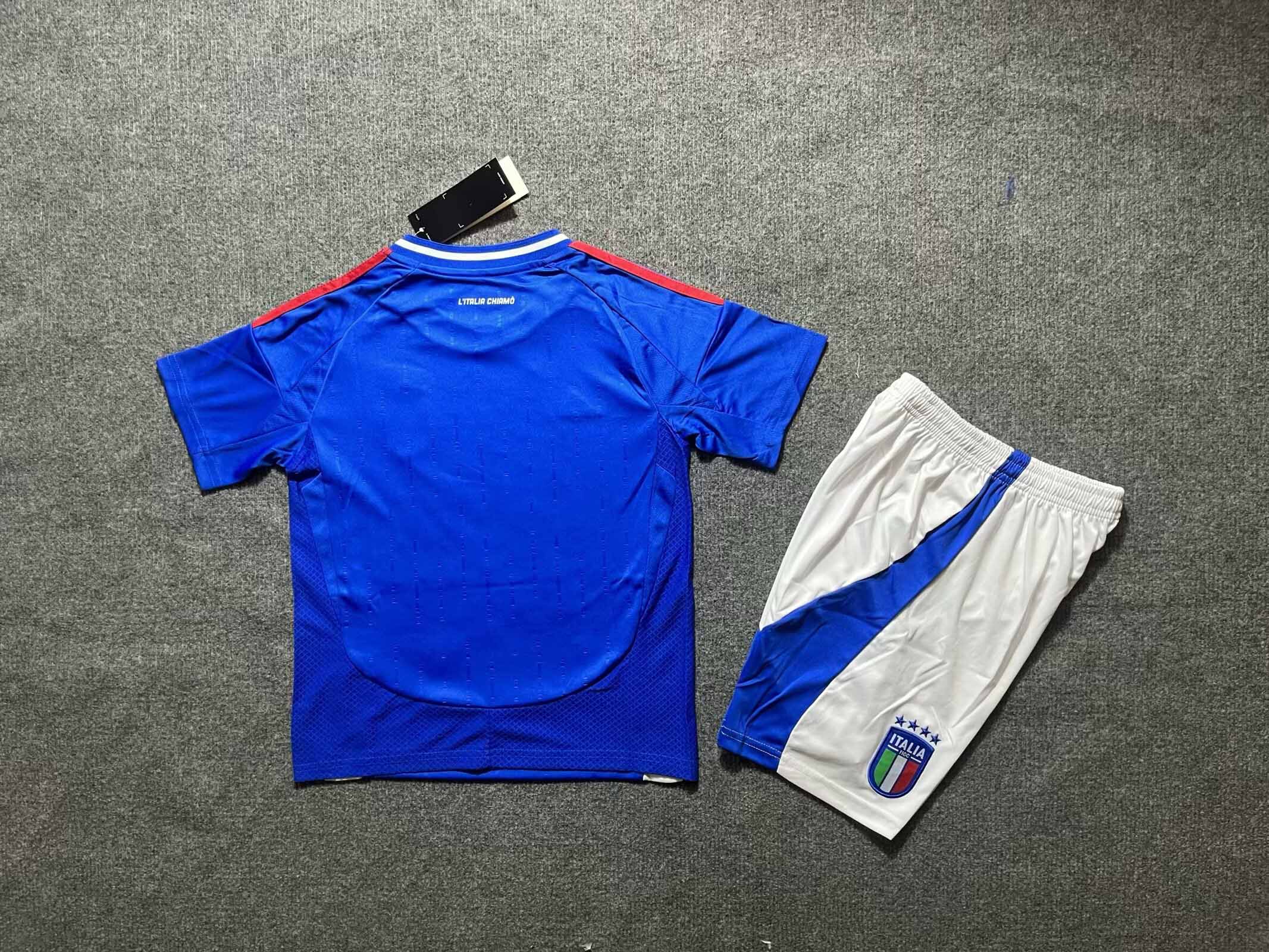 2024 Italy Home Blue Kid Kit/ 2024 意大利主场童装
