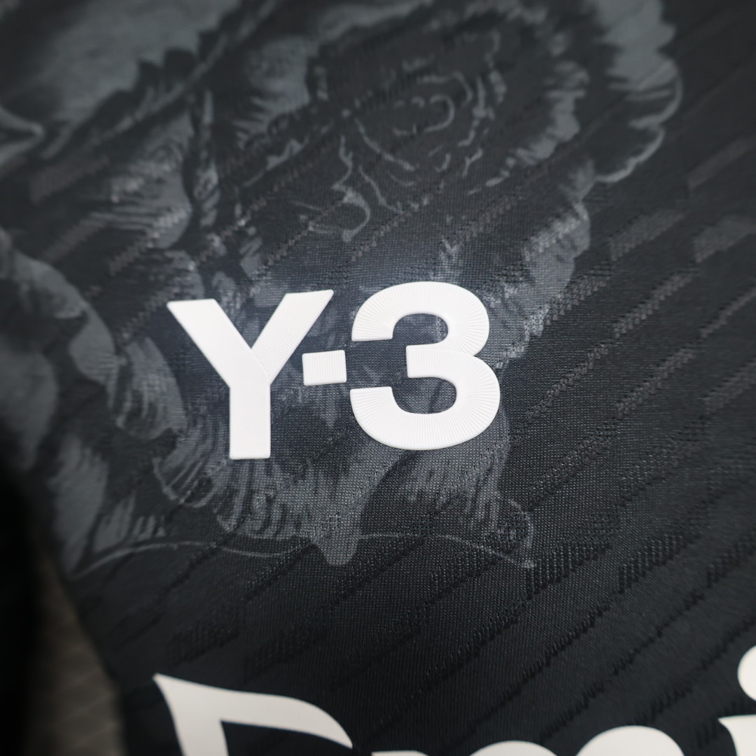 24-25 Real Madrid Y3 Black Player Jersey/24-25 皇马黑色Y3球员版