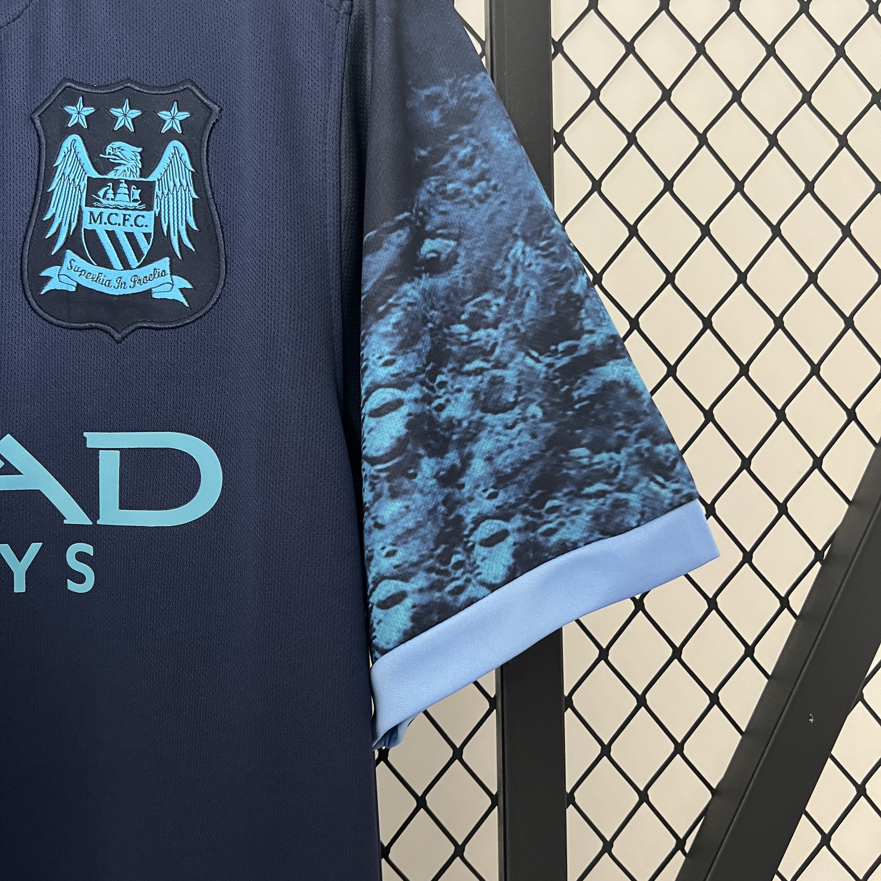 15-16 Manchester City Away Retro Jersey/ 15-16 曼城客场复古