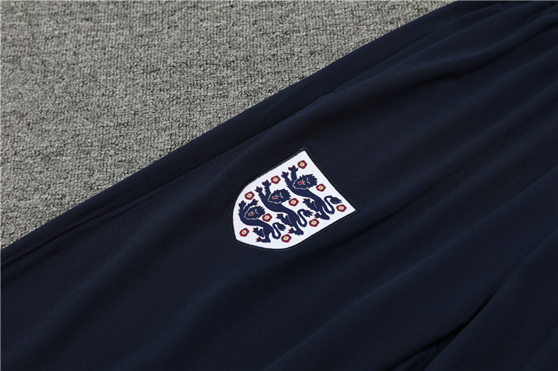 2024 England Blue Player Version Training Suit/2024英格兰半拉训练服,球员版