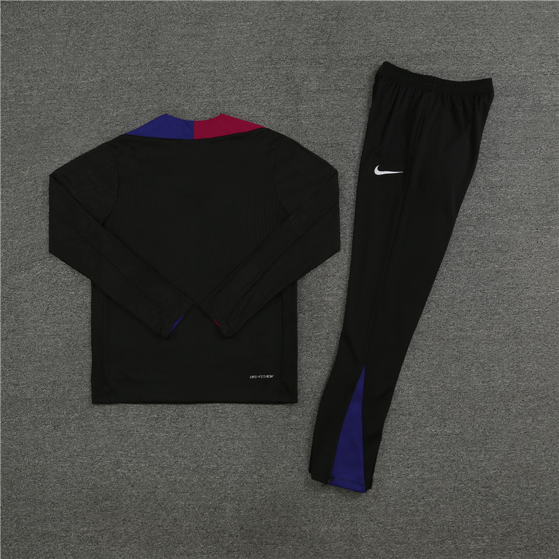 24-25 Barcelona Black Player Version Training Suit/24-25巴萨半拉训练服,球员版