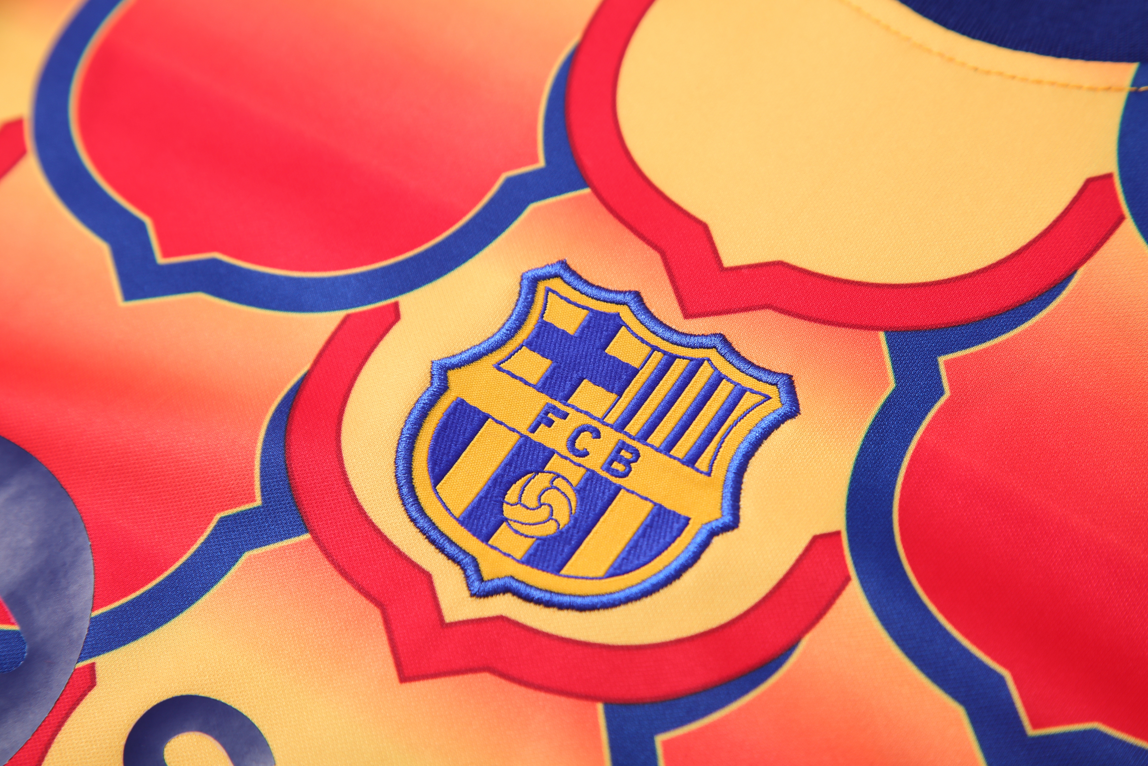 24-25 Barcelona Training Short Sleeve Training Suit/24-25巴萨短袖训练服
