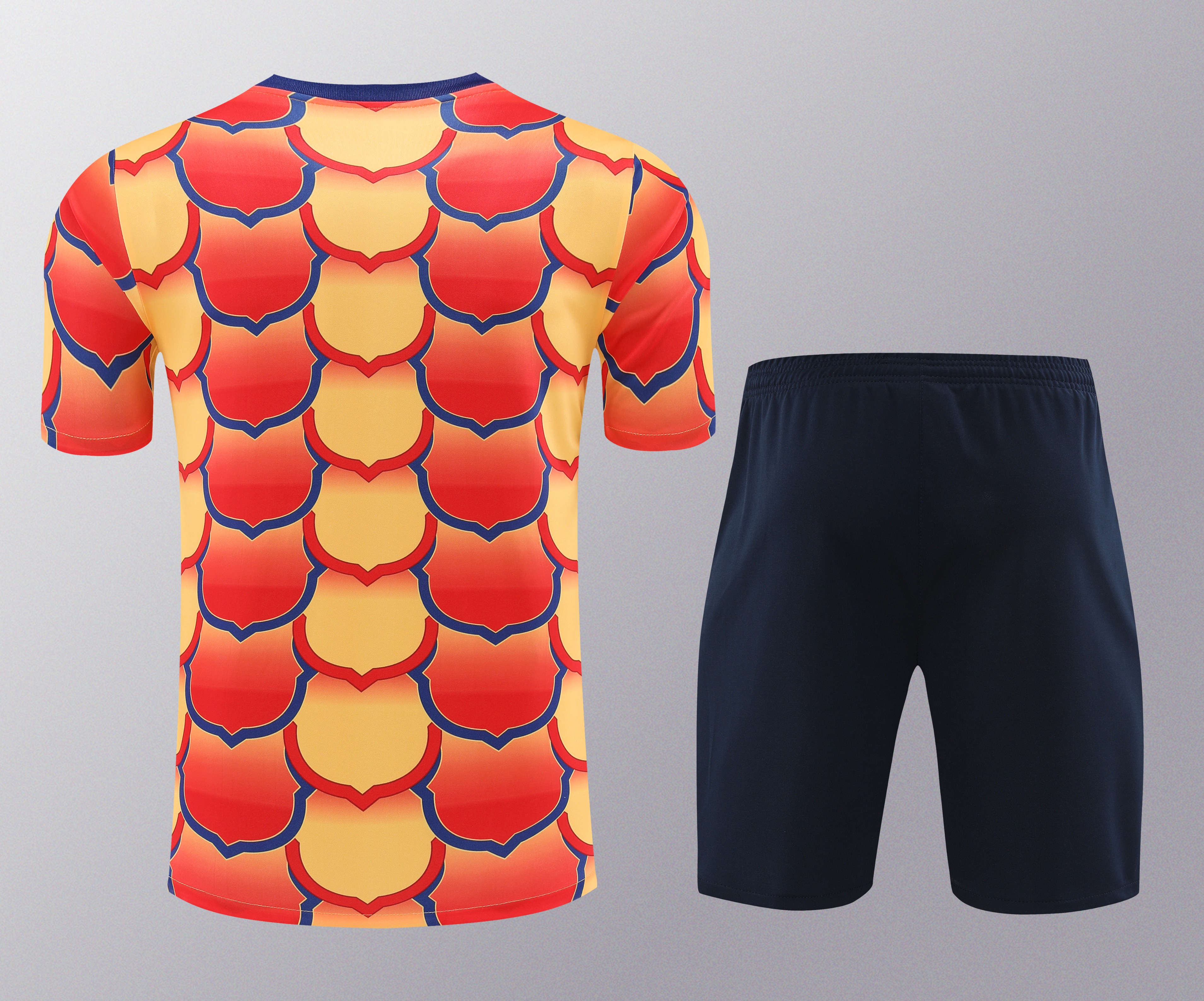 24-25 Barcelona Training Short Sleeve Training Suit/24-25巴萨短袖训练服