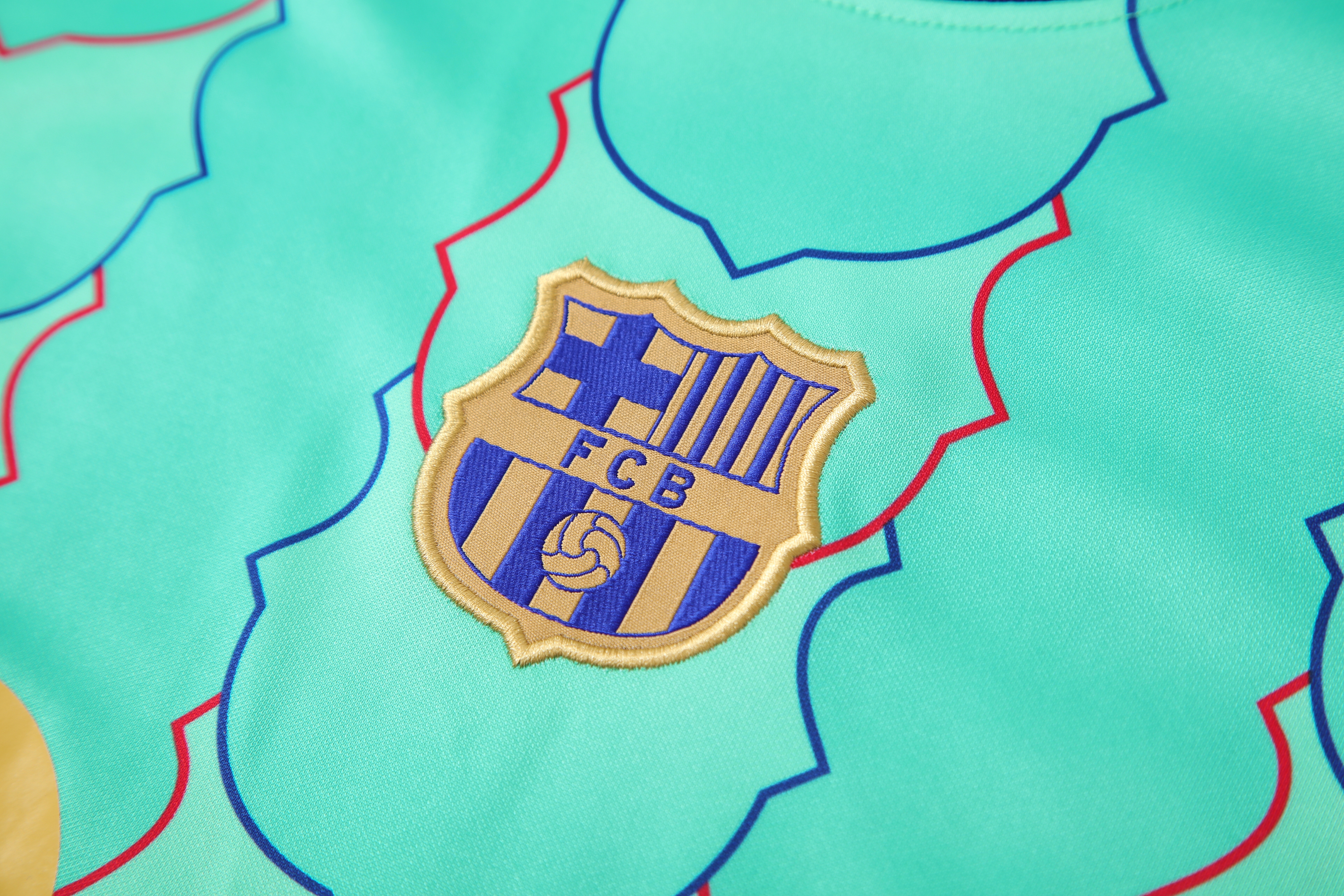 24-25 Barcelona Training Short Sleeve Training Suit/24-25巴萨短袖训练服