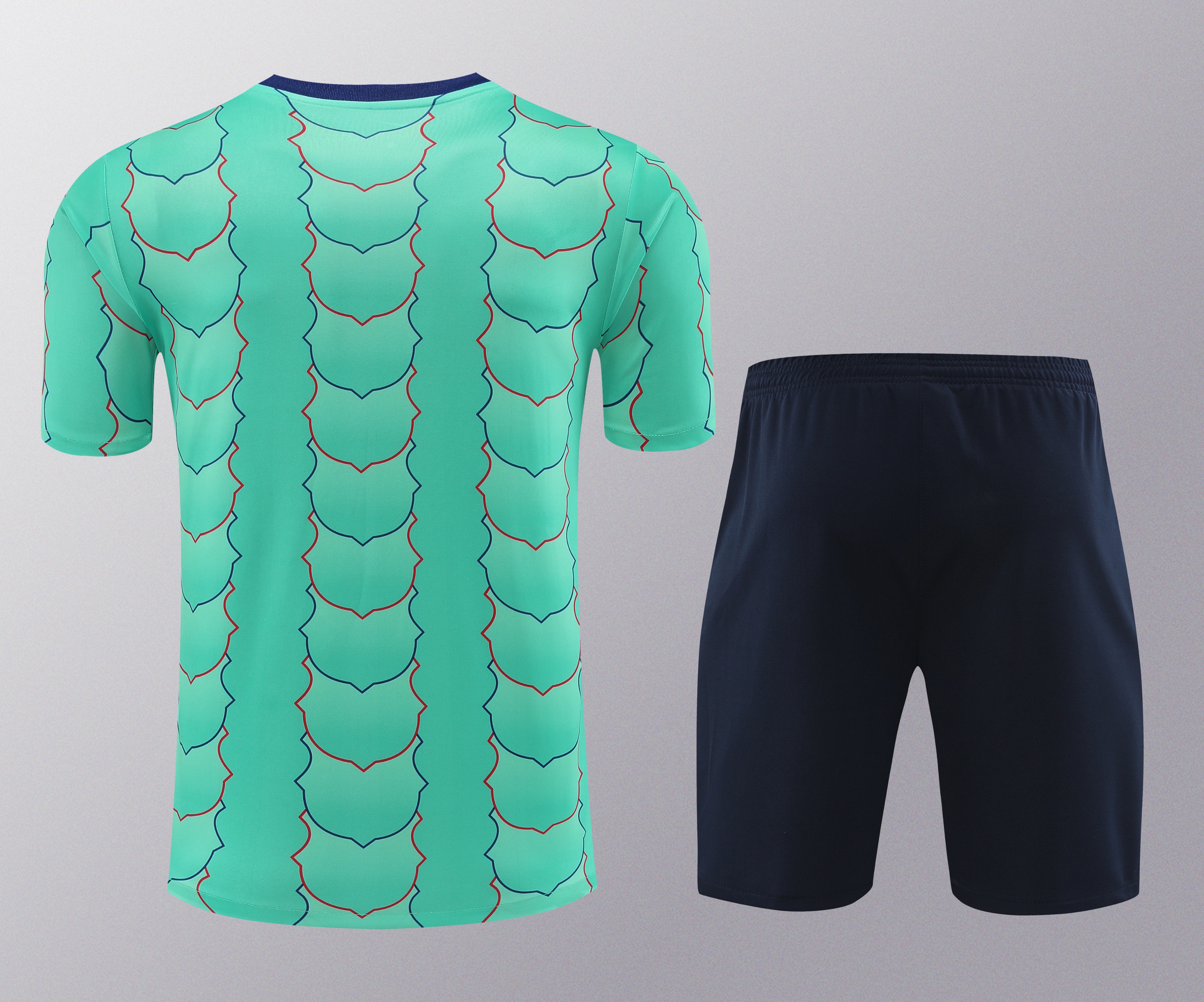 24-25 Barcelona Training Short Sleeve Training Suit/24-25巴萨短袖训练服