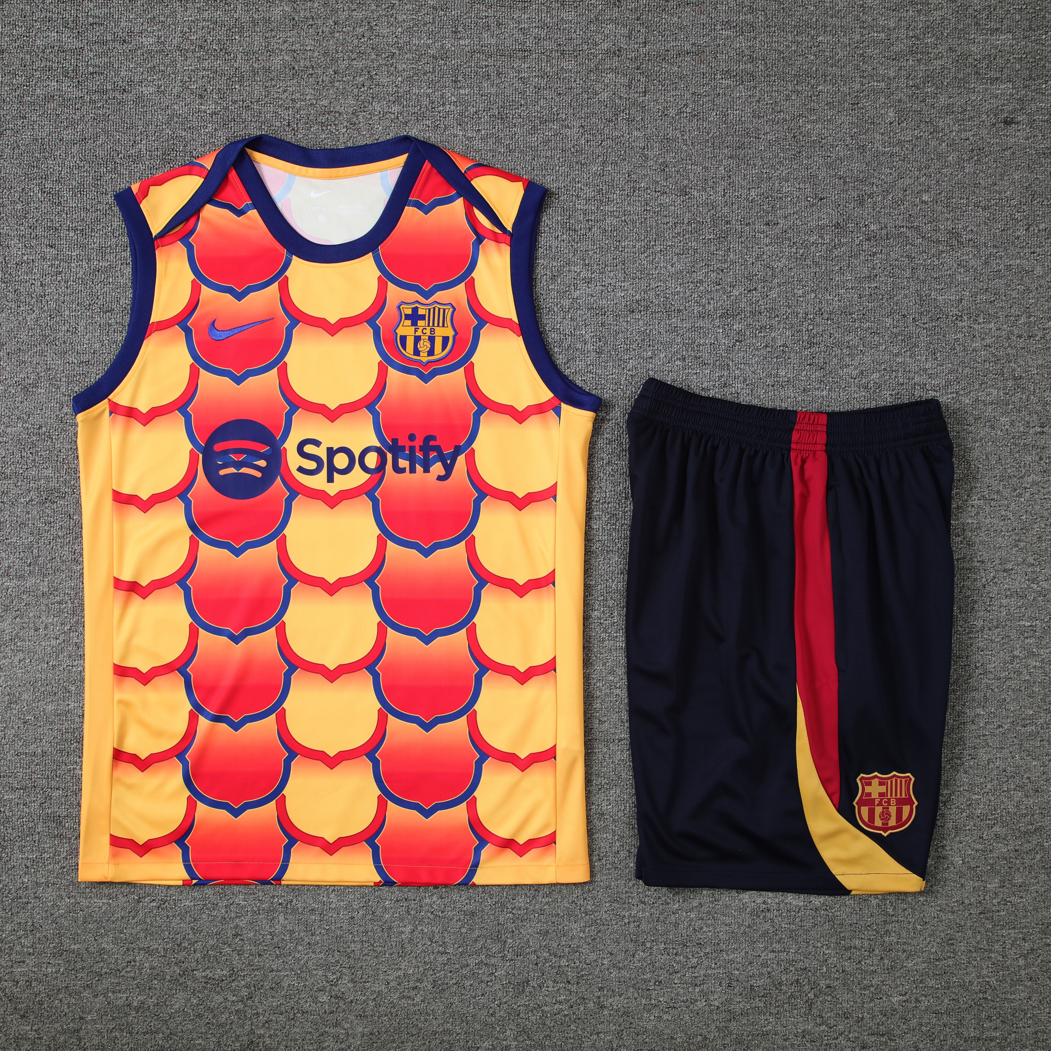 24-25 Barcelona Vest Training Suit/24-25巴萨背心训练服