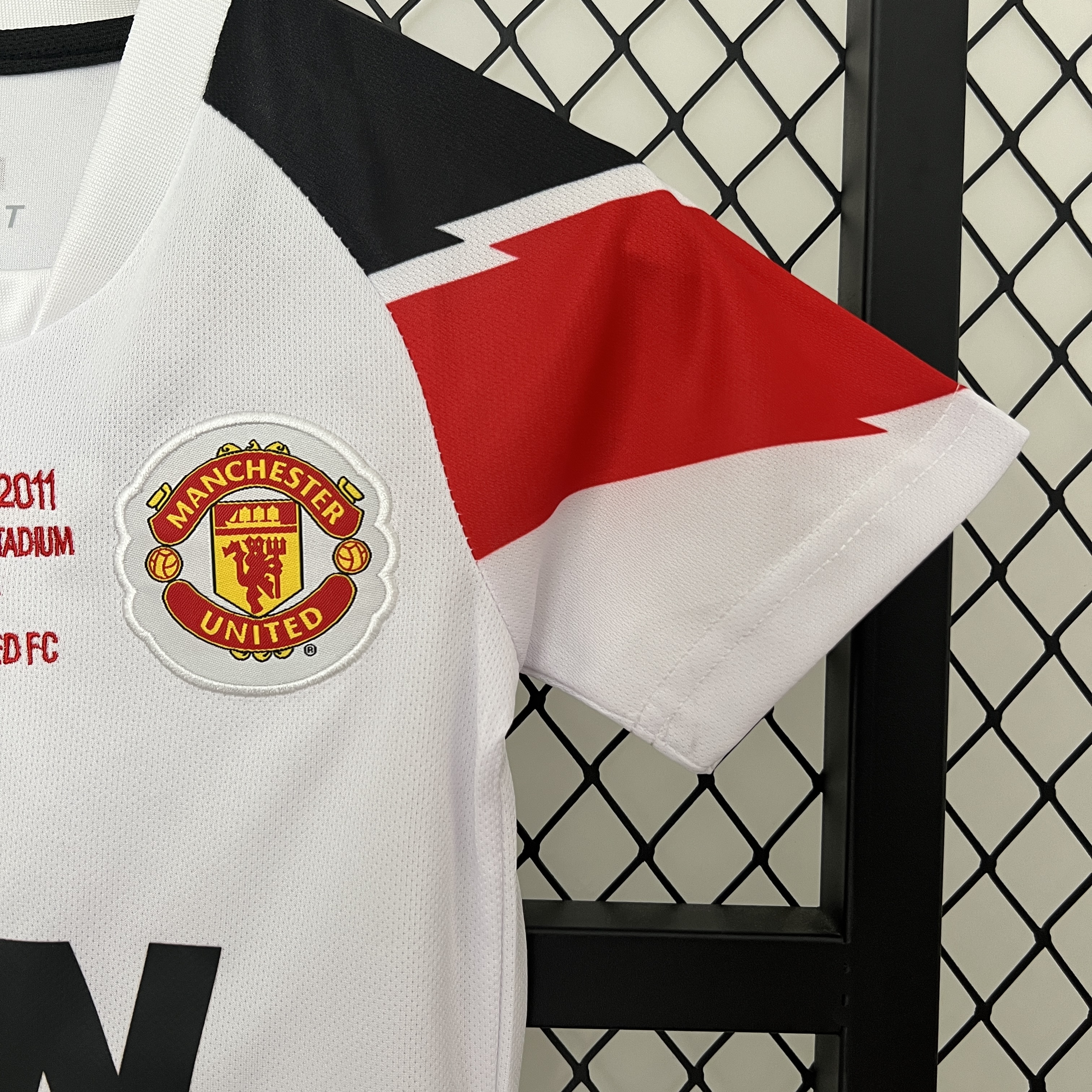 Retro 10-11 Manchester United Champions League Away Kids Kit/ 10-11曼联客场欧冠版童装