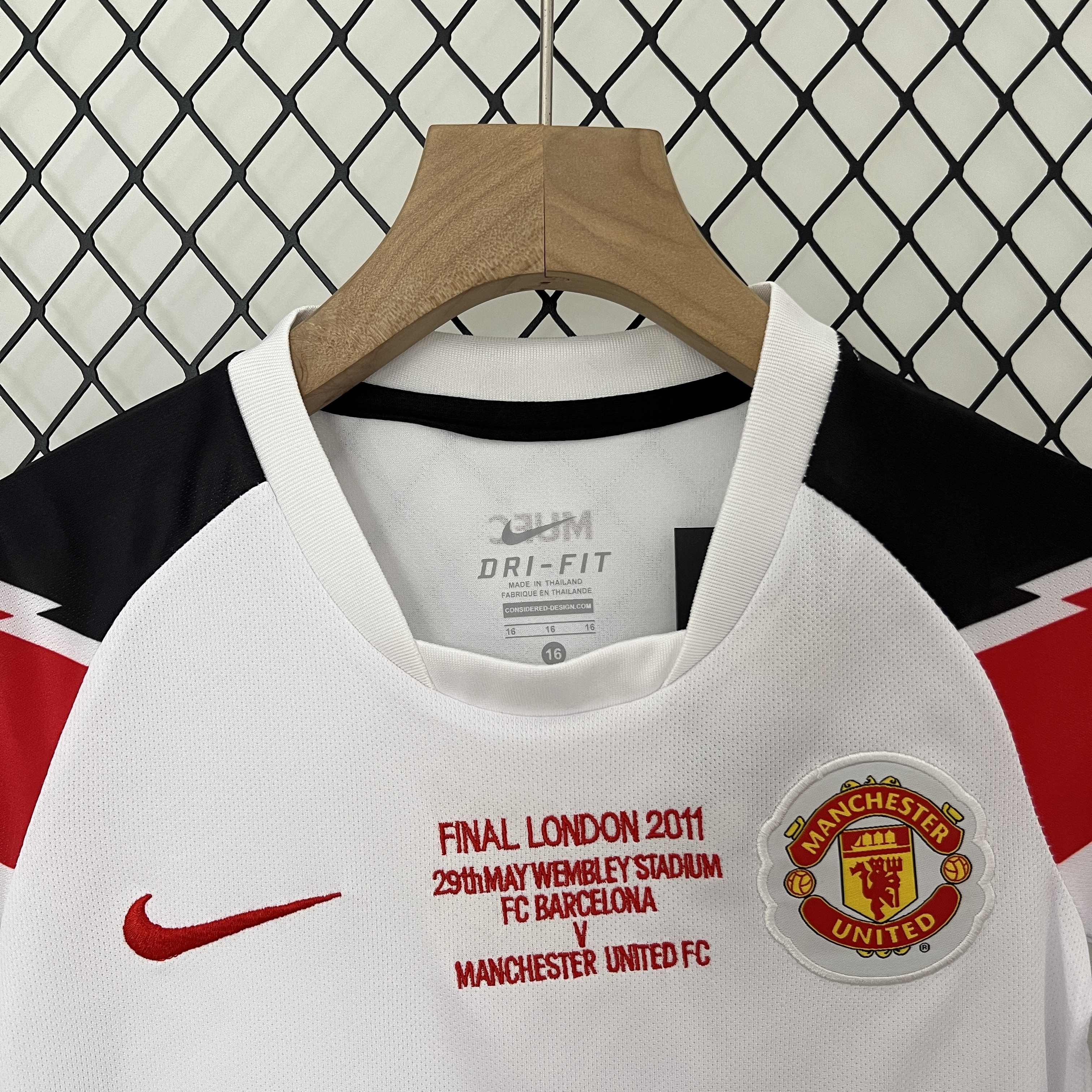 Retro 10-11 Manchester United Champions League Away Kids Kit/ 10-11曼联客场欧冠版童装
