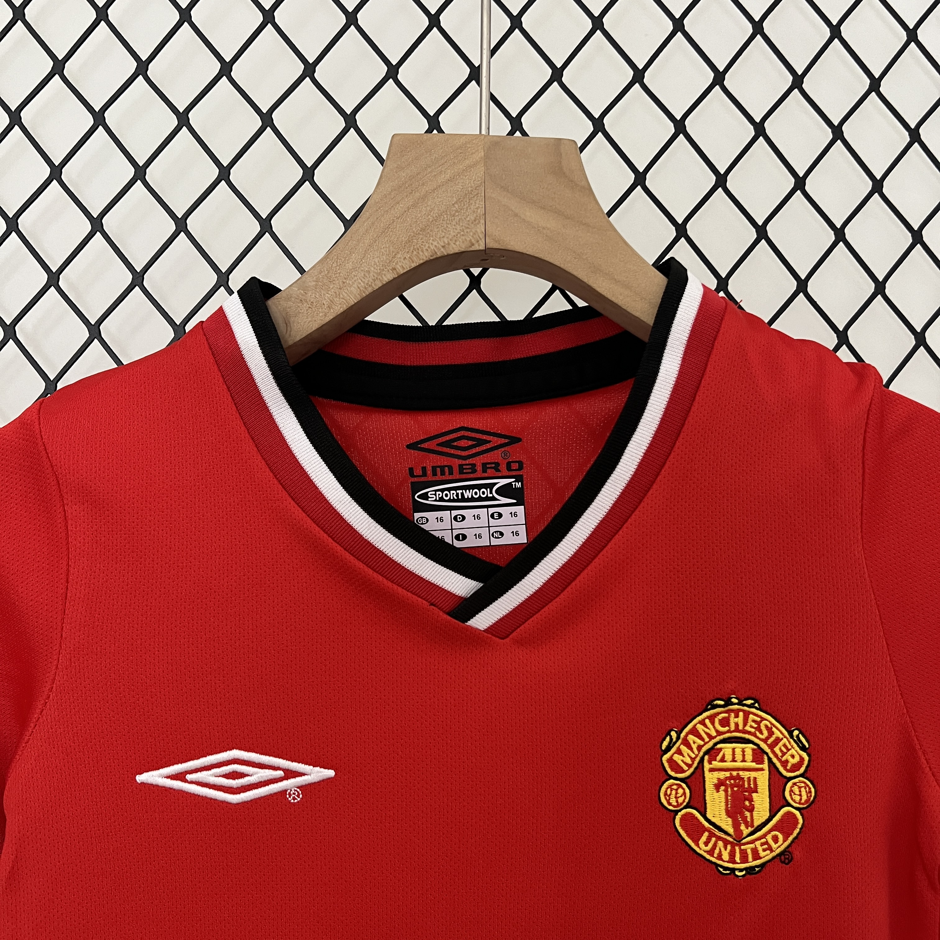Retro 00-01 Manchester United Home Kids Kit/ 00-01曼联主场童装