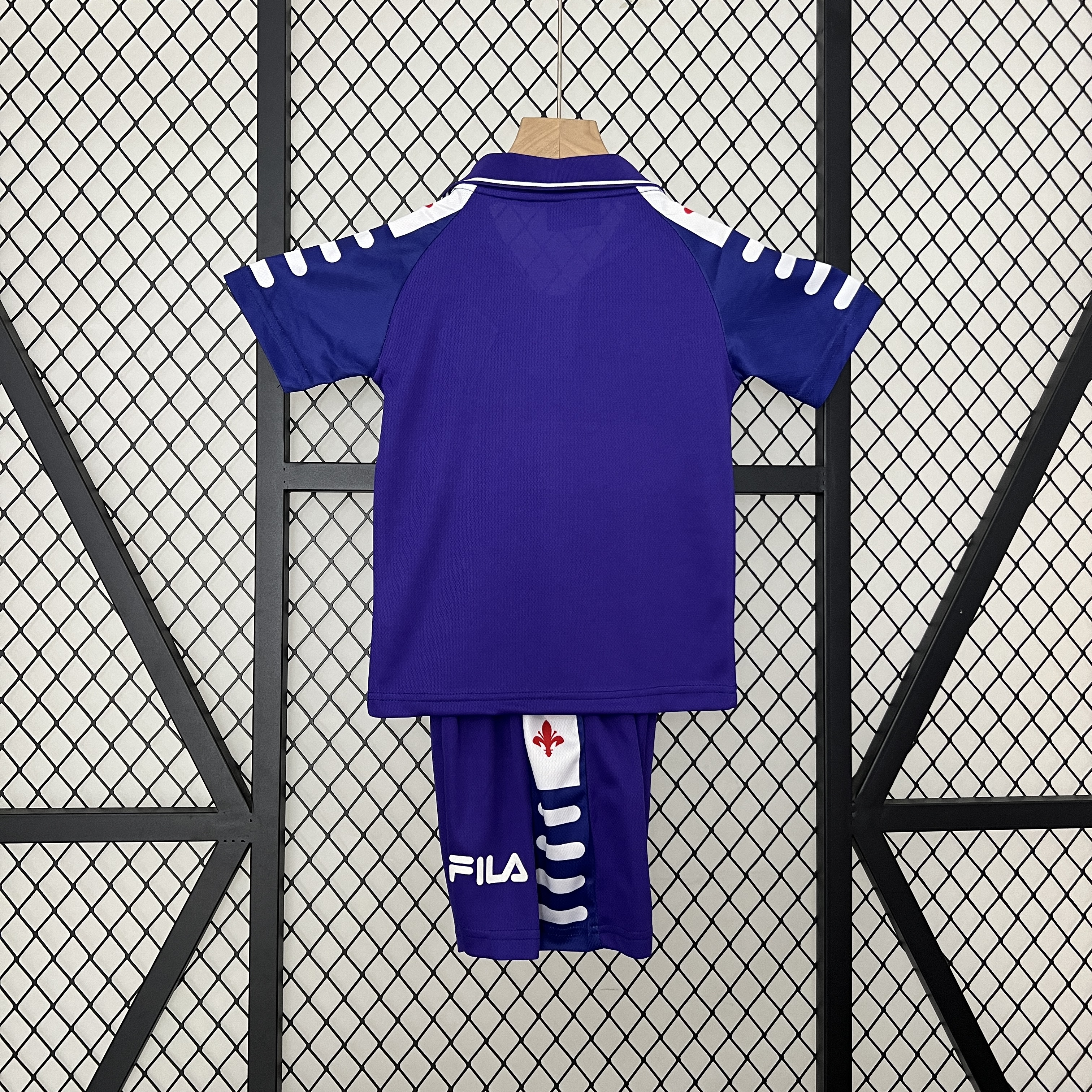 Retro1998 Fiorentina Home Kids Kit/ 1998佛罗伦萨主场童装