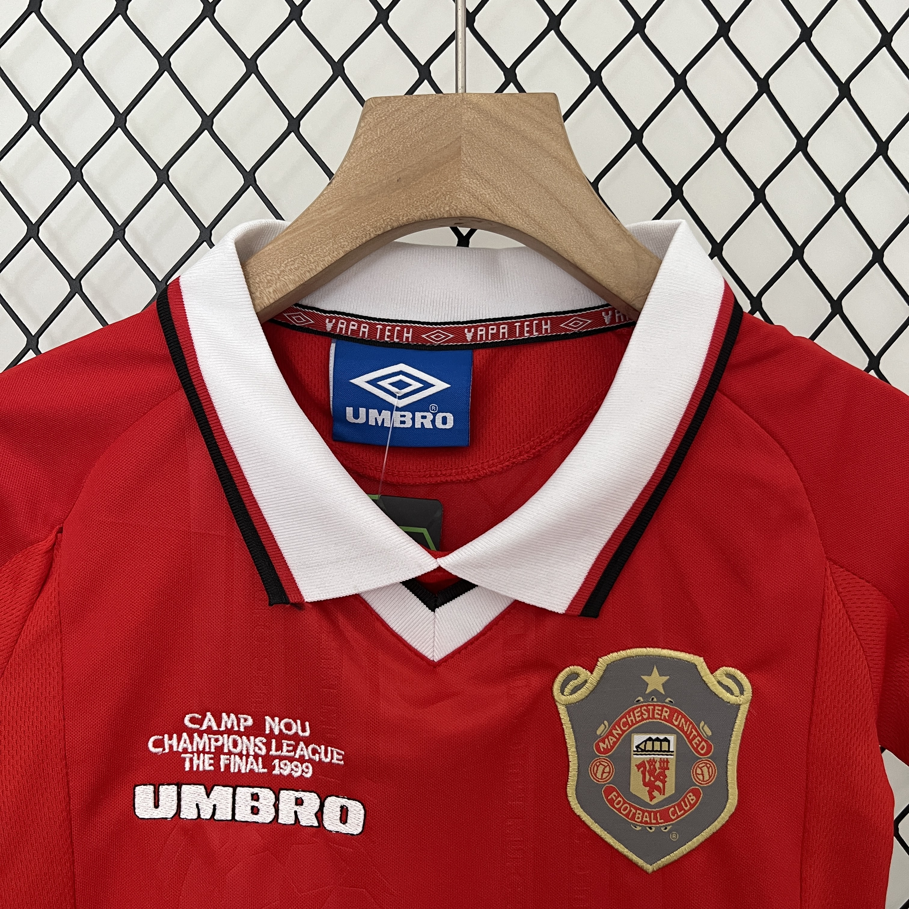 Retro 99-00 Manchester United Home Kids Kit/ 99-00曼联主场童装