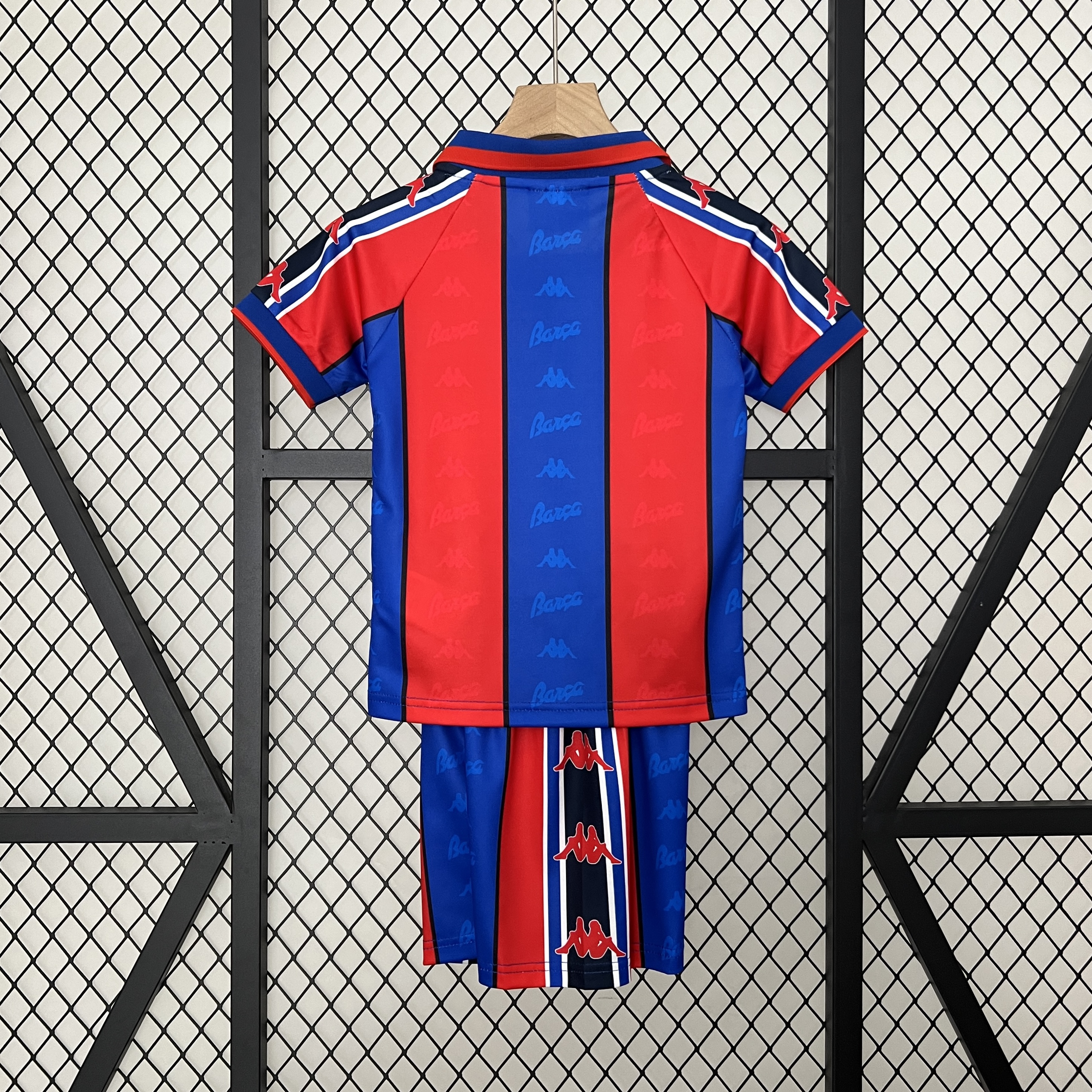 Retro 95-97 Barcelona Home Kids Kit/95-97巴萨主场童装