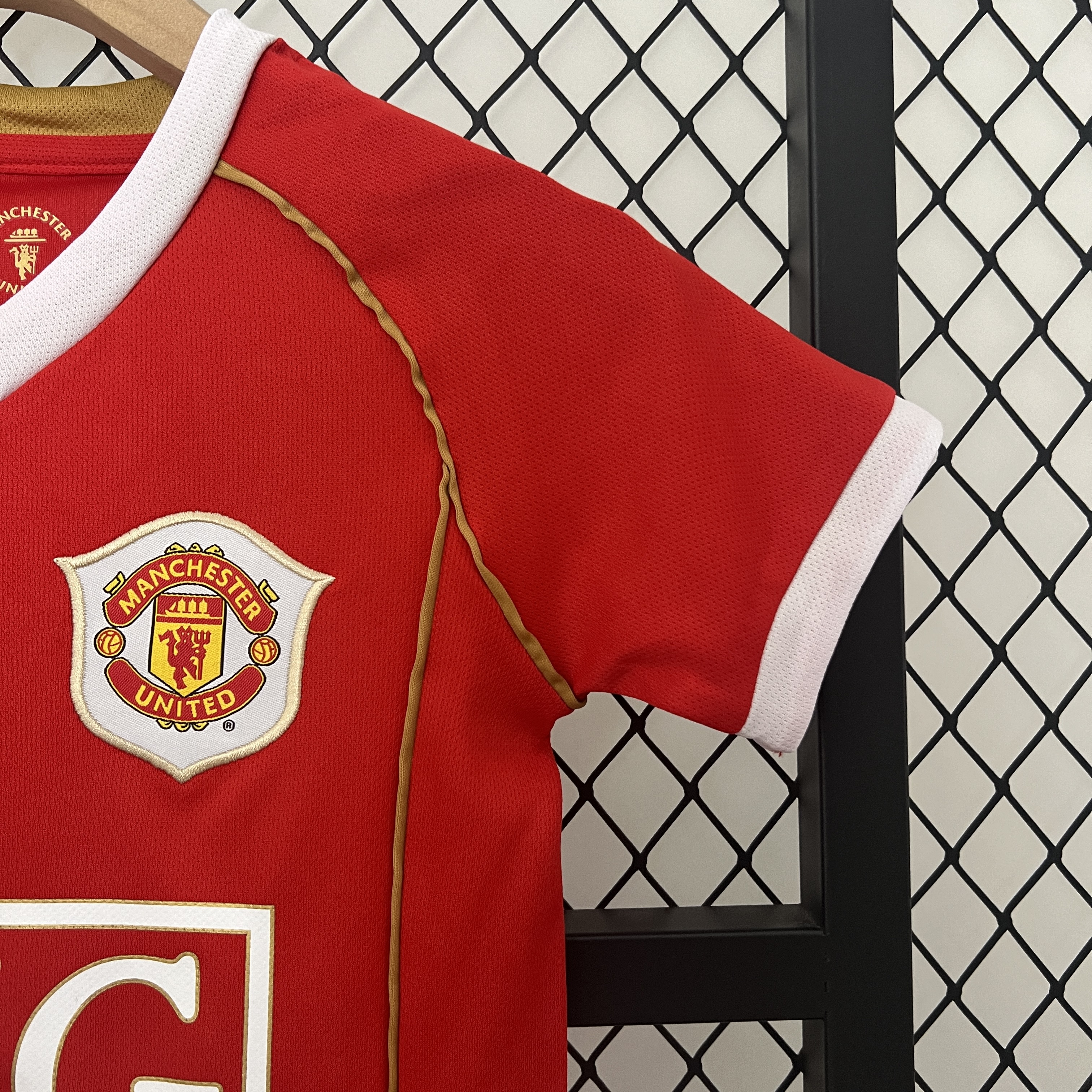 Retro 06-07 Manchester United Home Kids Kit/06-07曼联主场童装