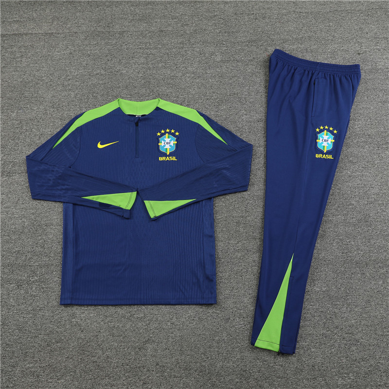 2024 Brazil Player Version Training Suit/2024巴西半拉训练服,球员版