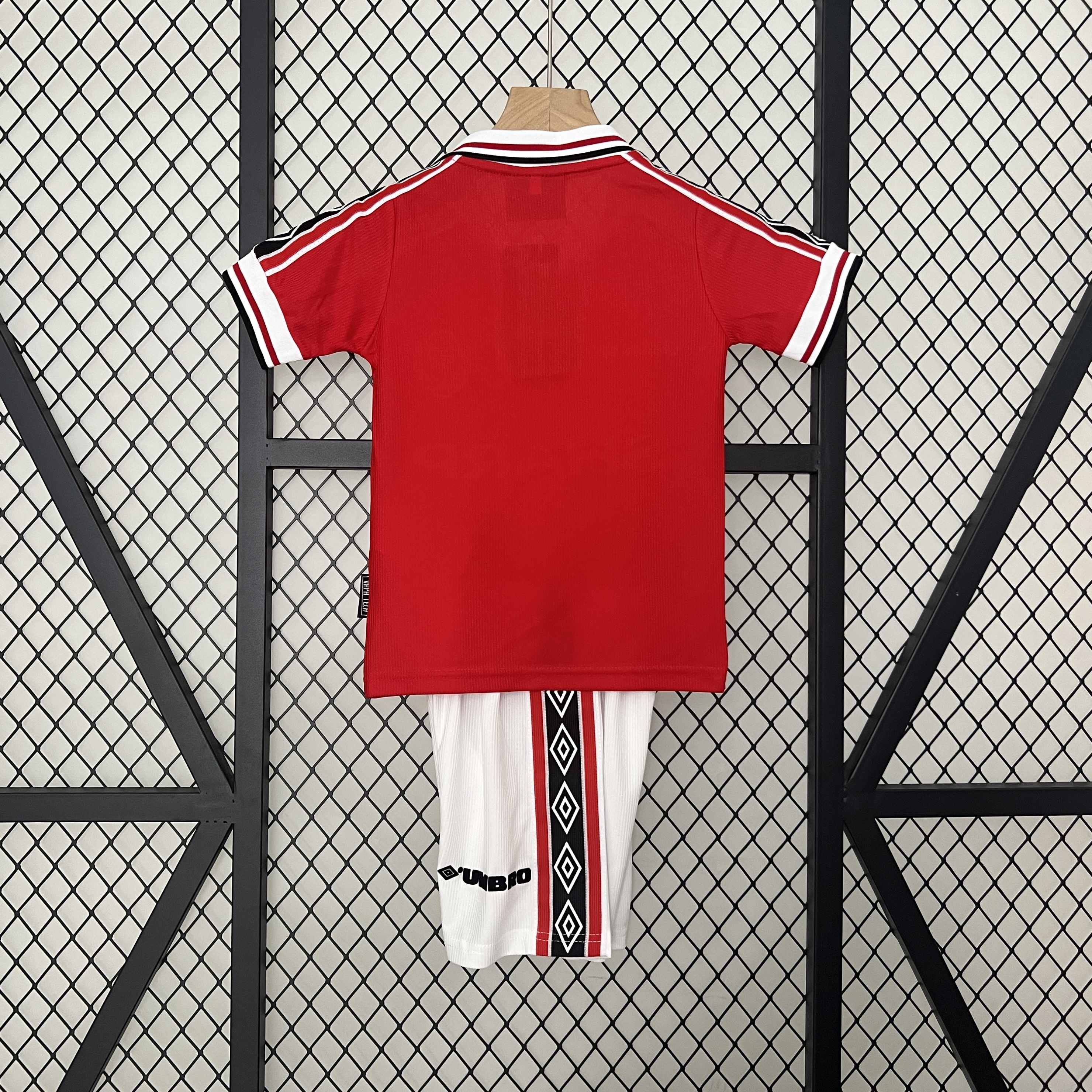 Retro 98-99 Manchester United Home Kids Kit/ 98-99曼联主场童装