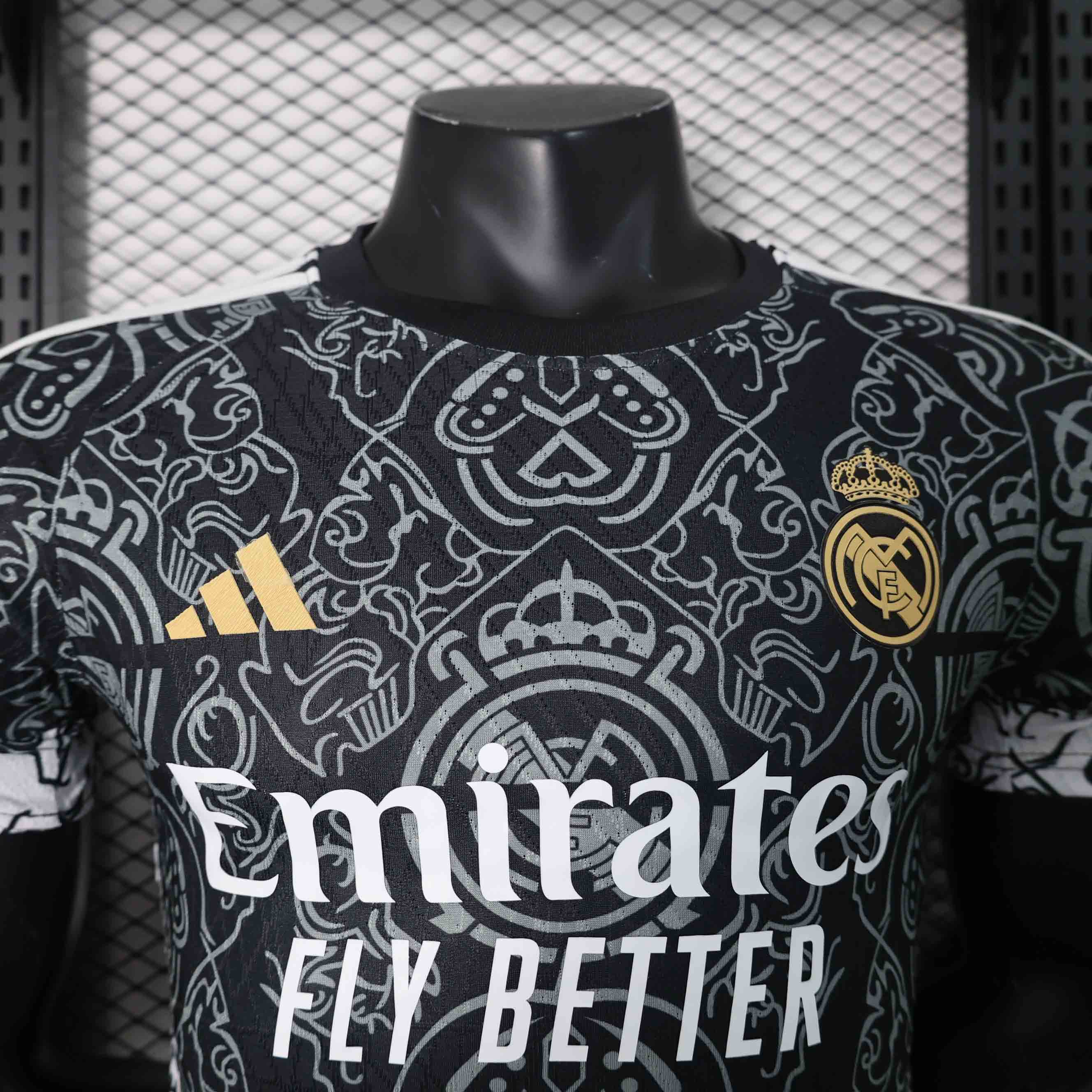 24-25 Real Madrid Black Special Player Jersey/ 24-25 皇马黑色特别球员版