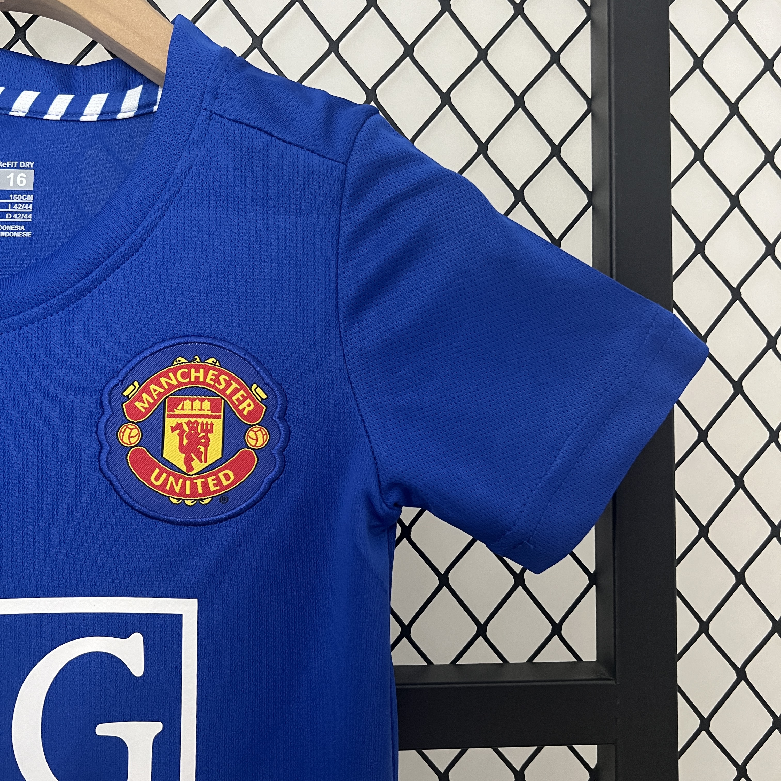 Retro 08-09 Manchester United Third Kids Kit/08-09曼联第二客场童装