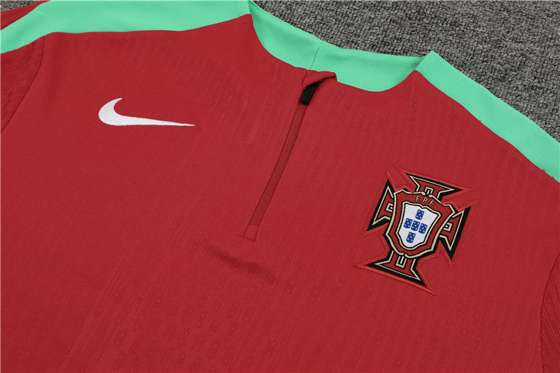 2024 Portugal Red Player Version Training Suit/2024葡萄牙半拉训练服,球员版
