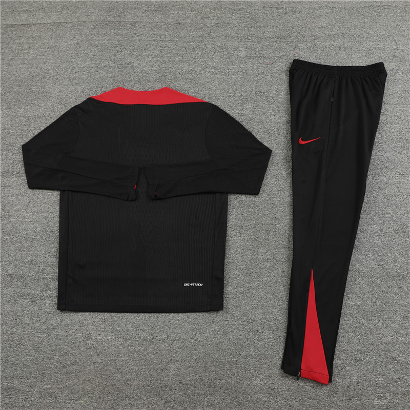 2024 Portugal Black Player Version Training Suit/2024葡萄牙半拉训练服,球员版