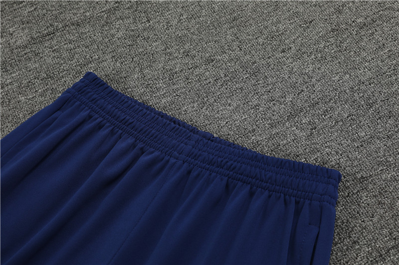 2024 France Blue Player Version Training Suit/2024法国蓝色半拉训练服,球员版