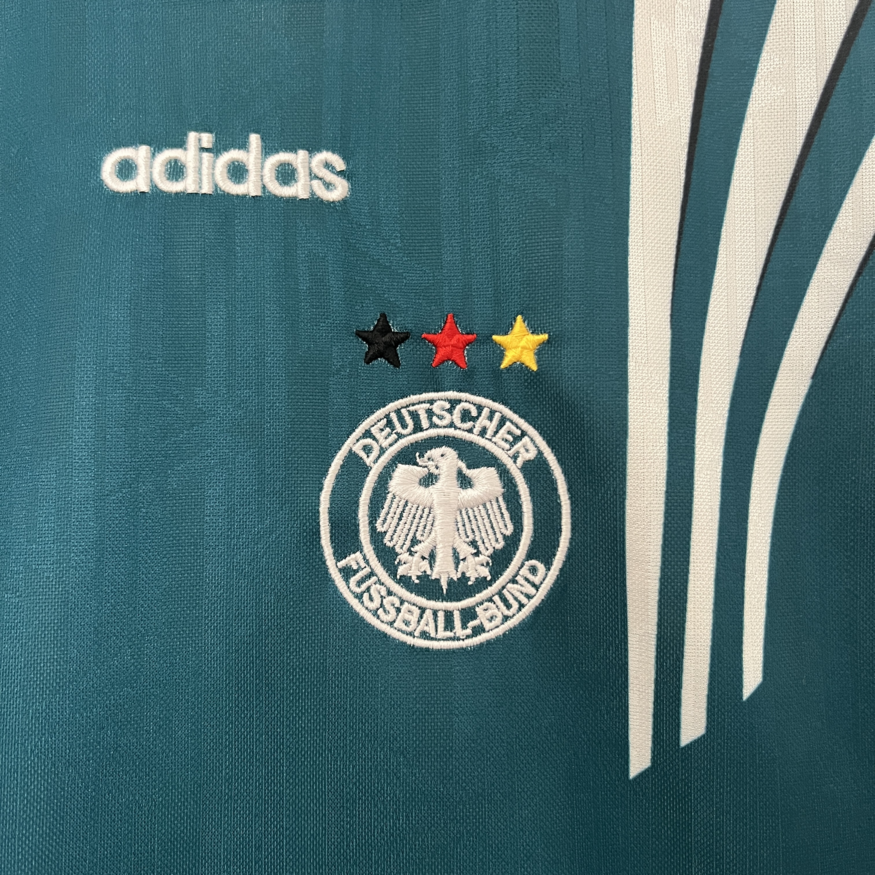 Retro 1996 Germany Away Kids Kit/ 1996德国客场童装