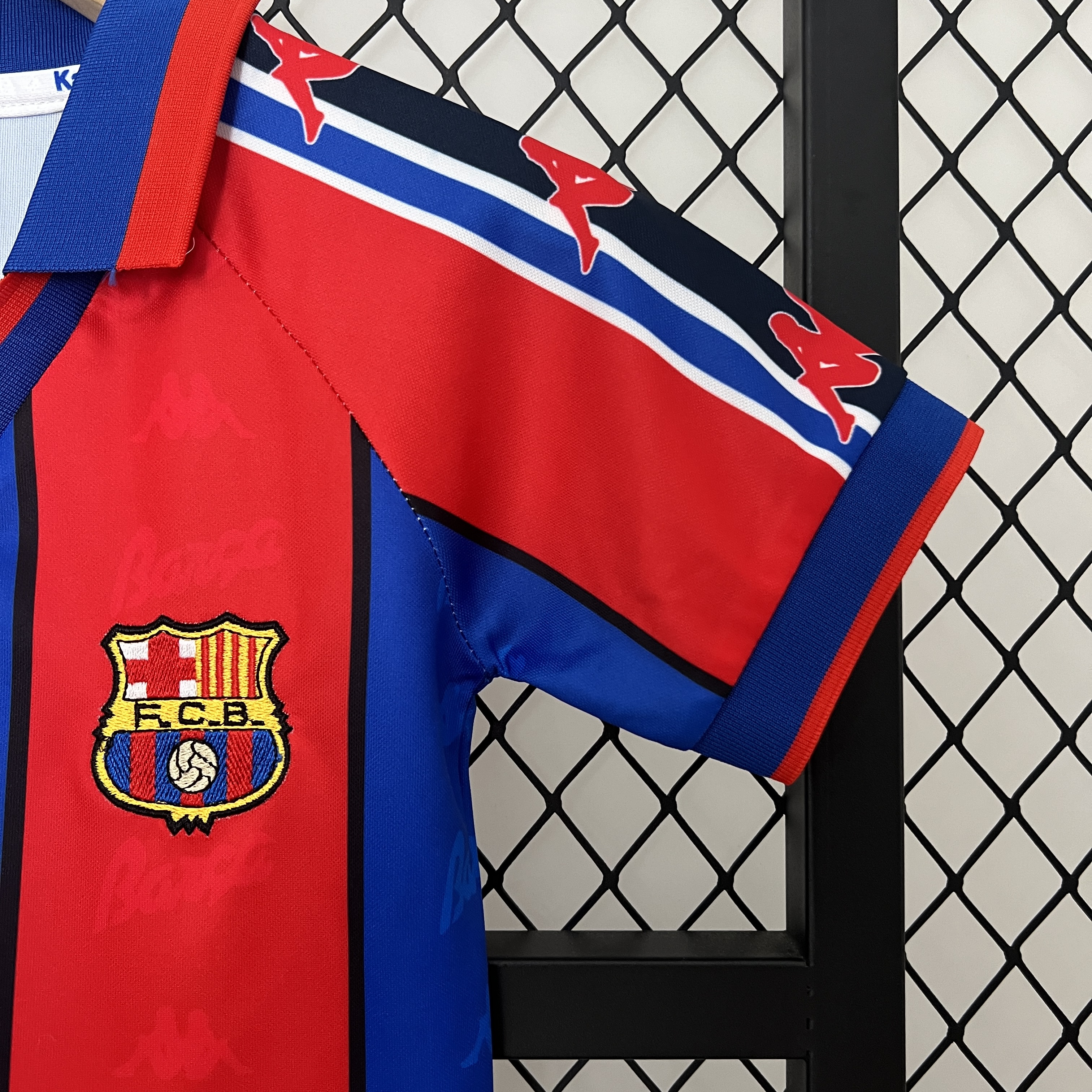 Retro 95-97 Barcelona Home Kids Kit/95-97巴萨主场童装