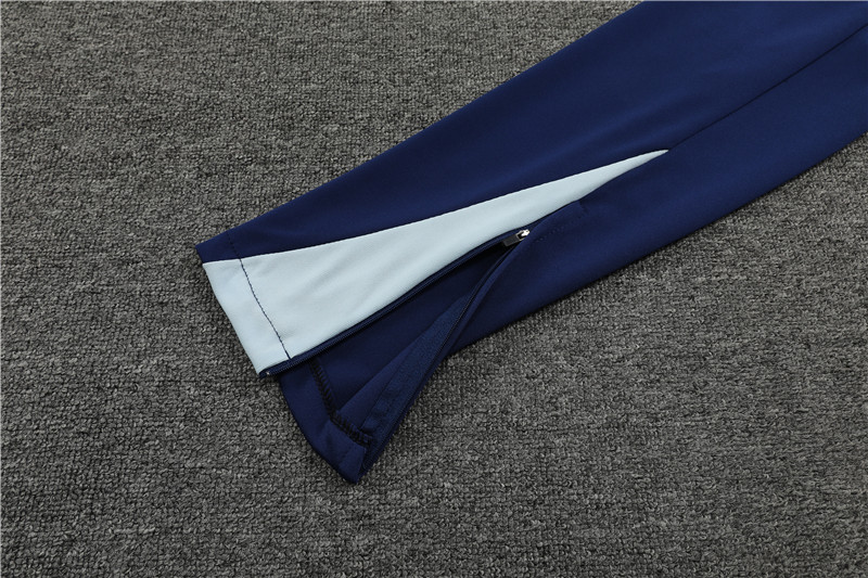 2024 France Blue Player Version Training Suit/2024法国蓝色半拉训练服,球员版
