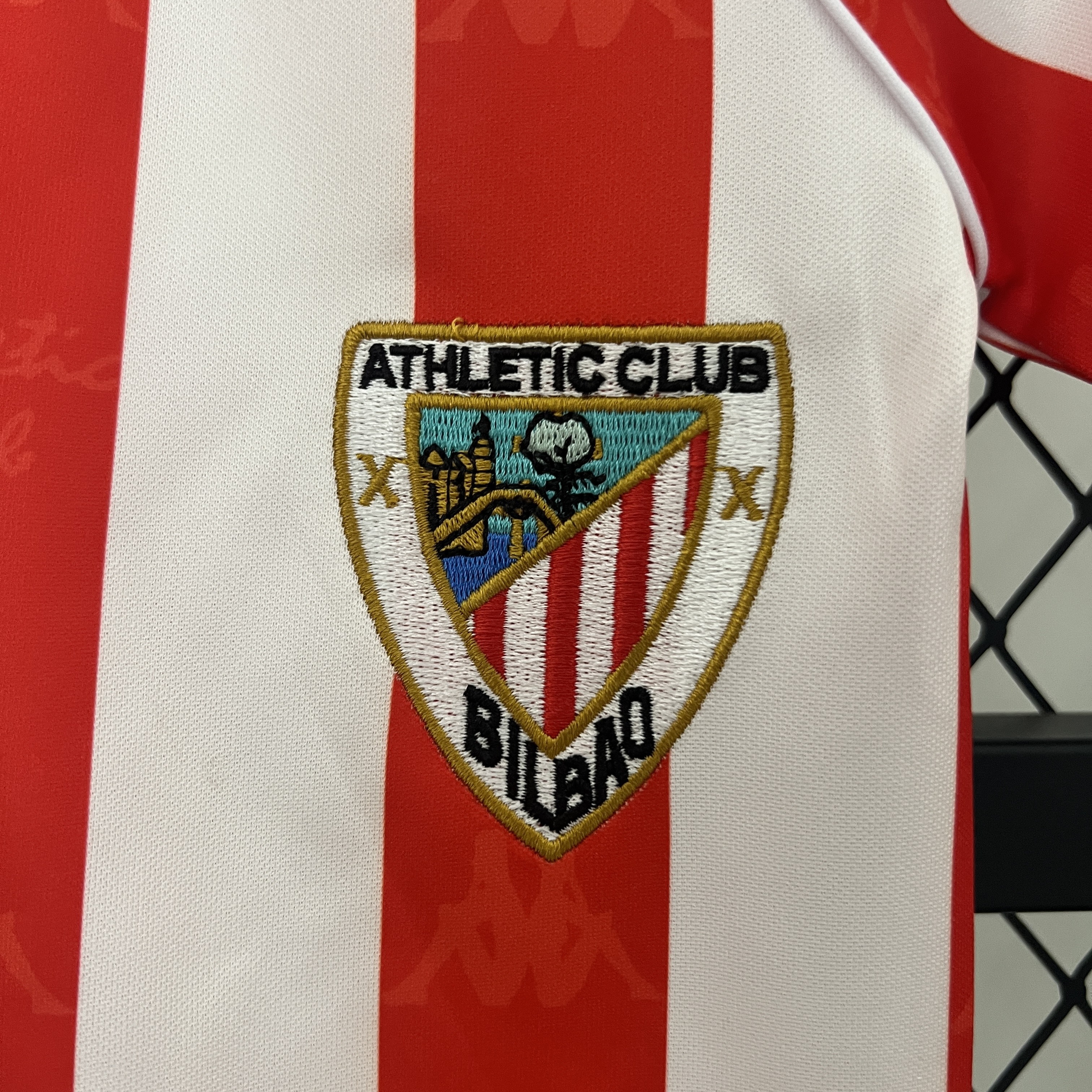 Retro 95-97 Athletic Bilbao Home Kids Kit/95-97毕尔巴鄂主场童装