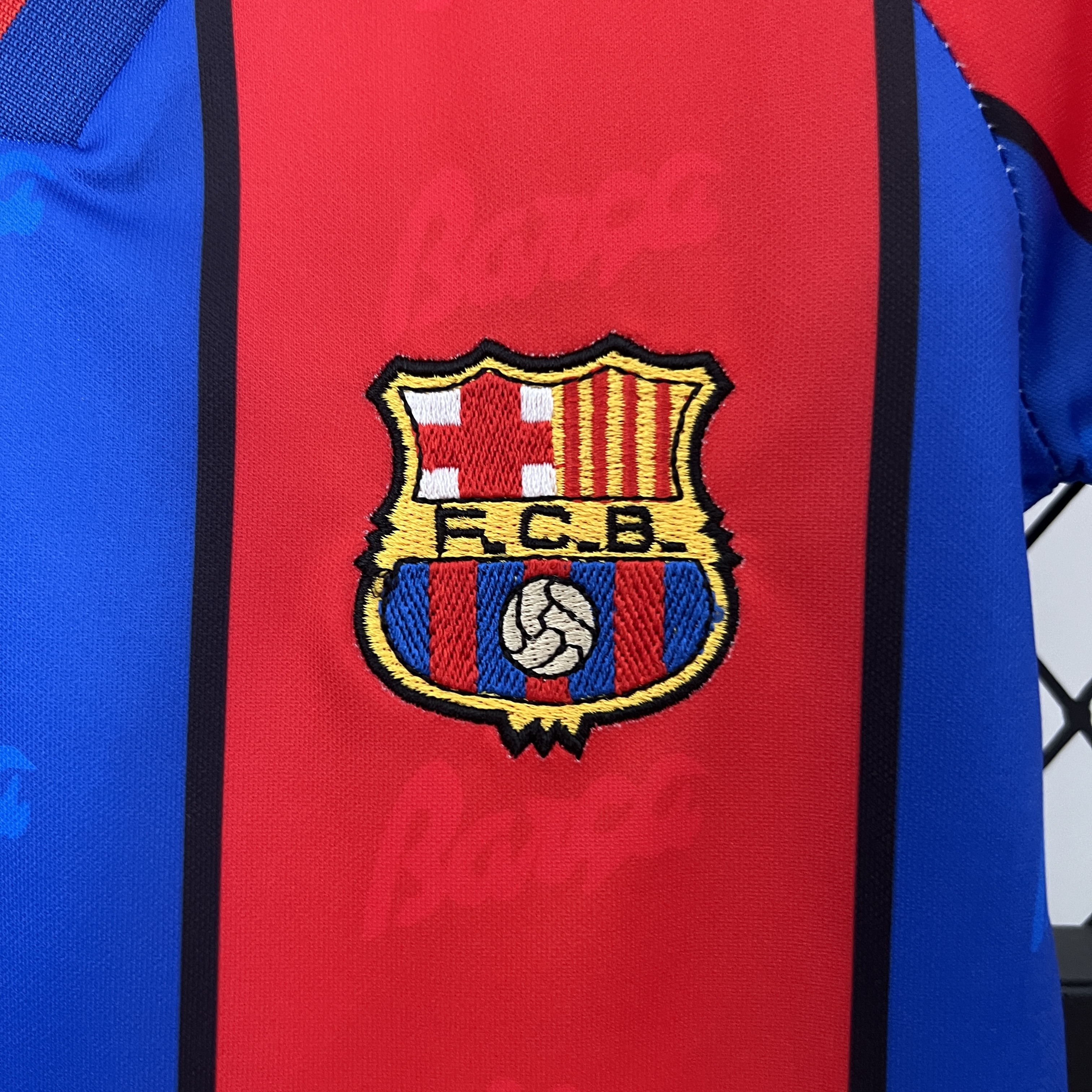 Retro 95-97 Barcelona Home Kids Kit/95-97巴萨主场童装
