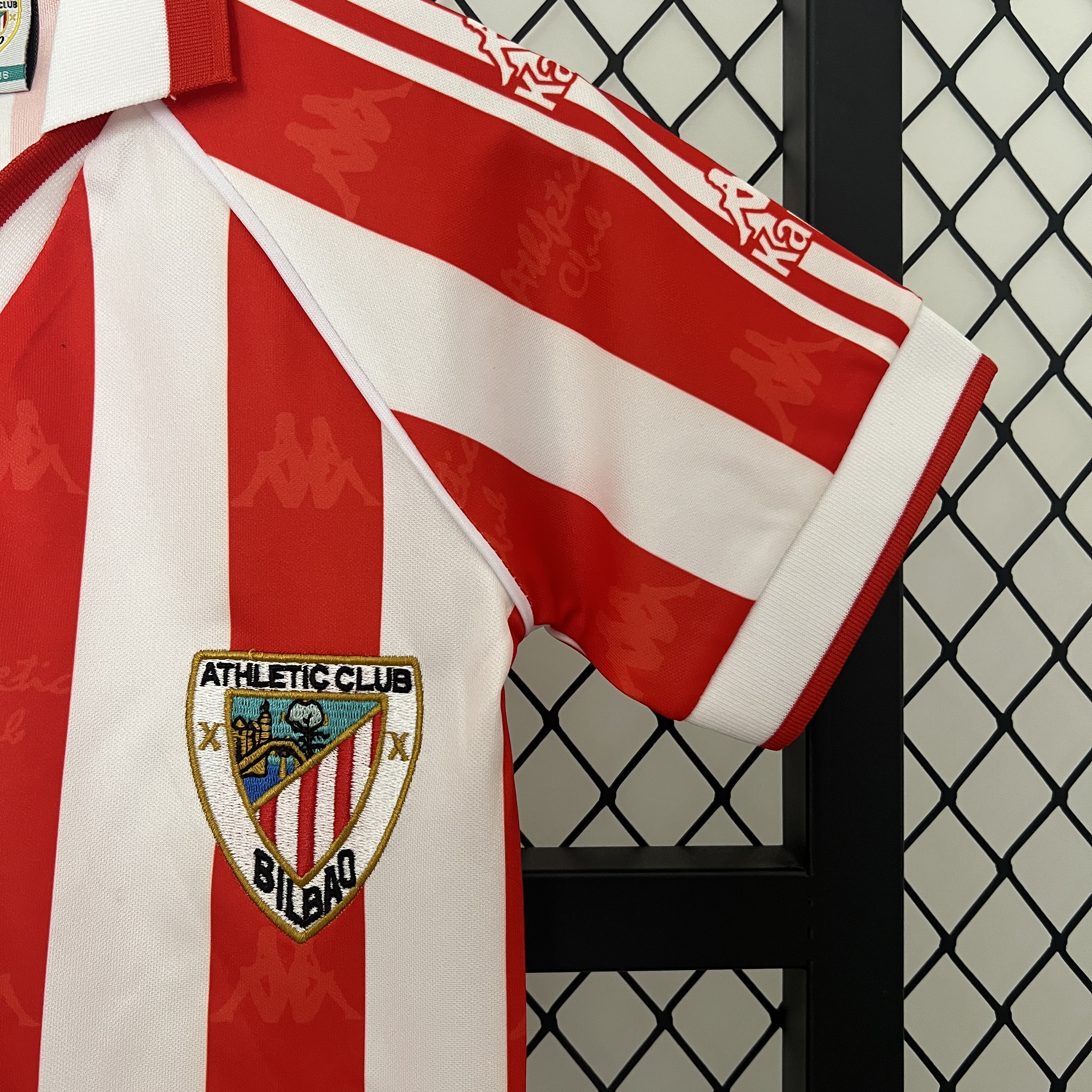 Retro 95-97 Athletic Bilbao Home Kids Kit/95-97毕尔巴鄂主场童装