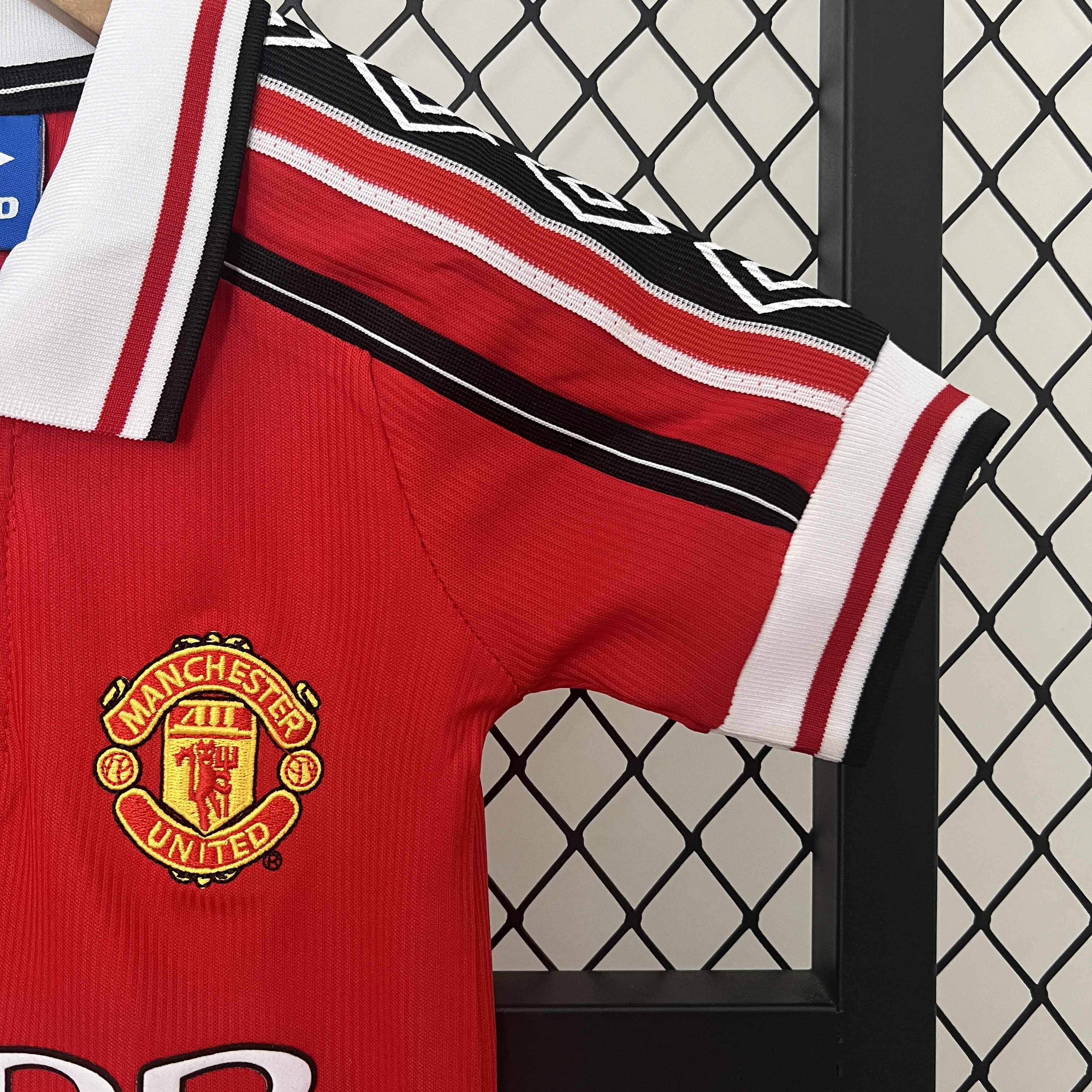 Retro 98-99 Manchester United Home Kids Kit/ 98-99曼联主场童装