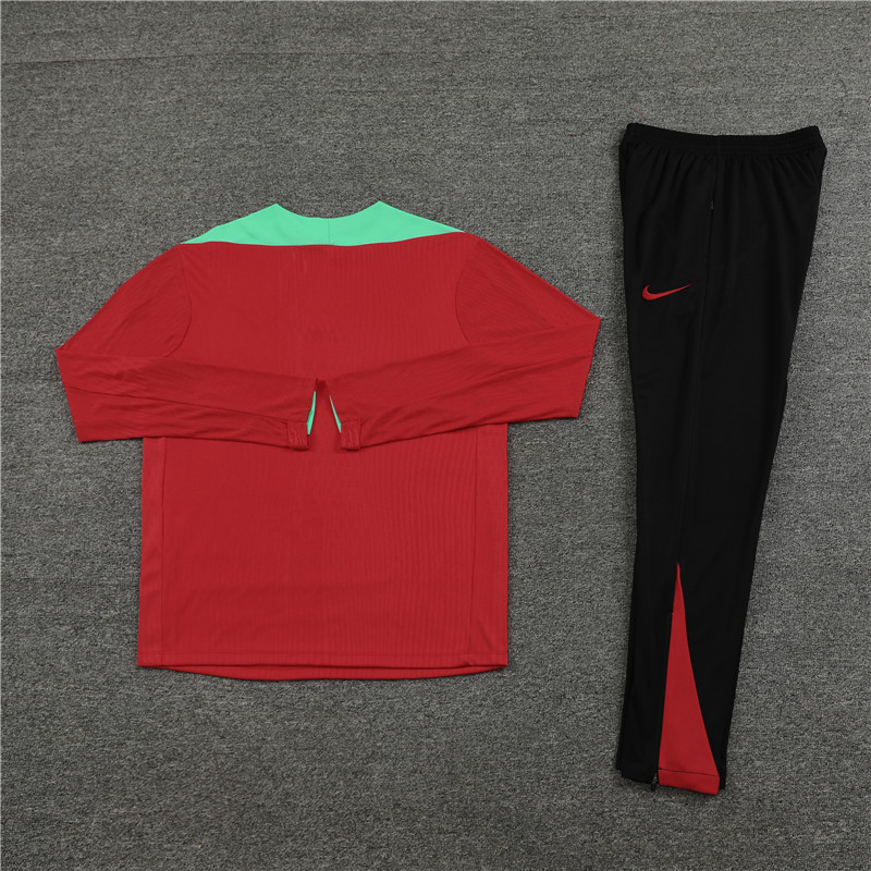 2024 Portugal Red Player Version Training Suit/2024葡萄牙半拉训练服,球员版