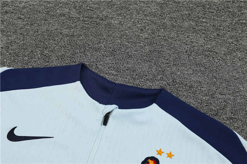 2024 France Player Version Training Suit/2024法国半拉训练服,球员版