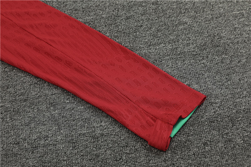 2024 Portugal Red Player Version Training Suit/2024葡萄牙半拉训练服,球员版
