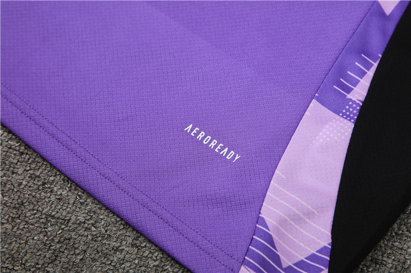 2024 Germany Purple Short Sleeve Training Suit/2024德国短袖训练服