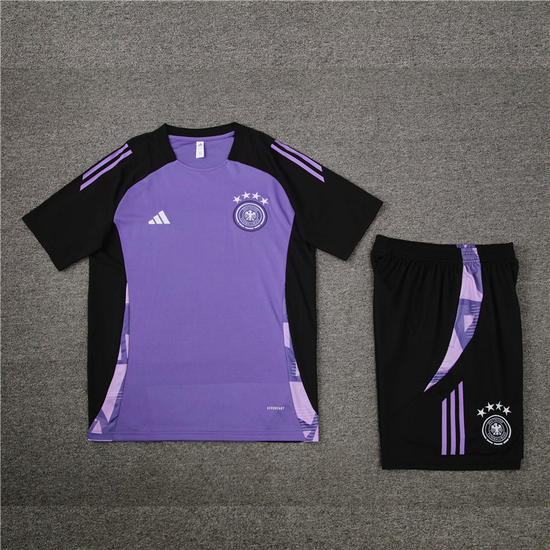 2024 Germany Purple Short Sleeve Training Suit/2024德国短袖训练服